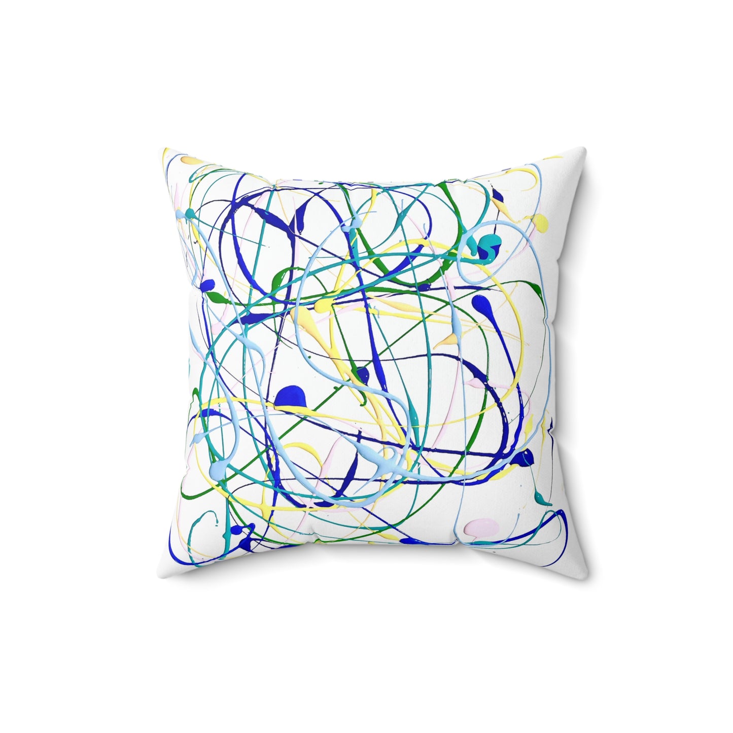 Artistic Abstractions: Abstract Acrylic Art Pillows Collection