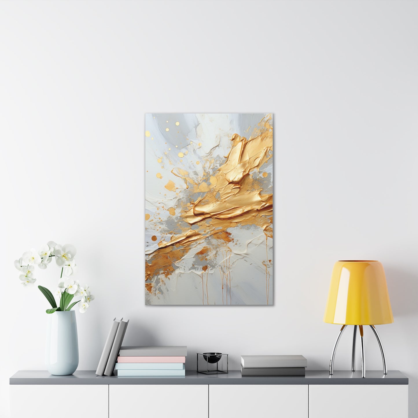 Acrylic Abstract Canvas Print - Richly Textured Artistry