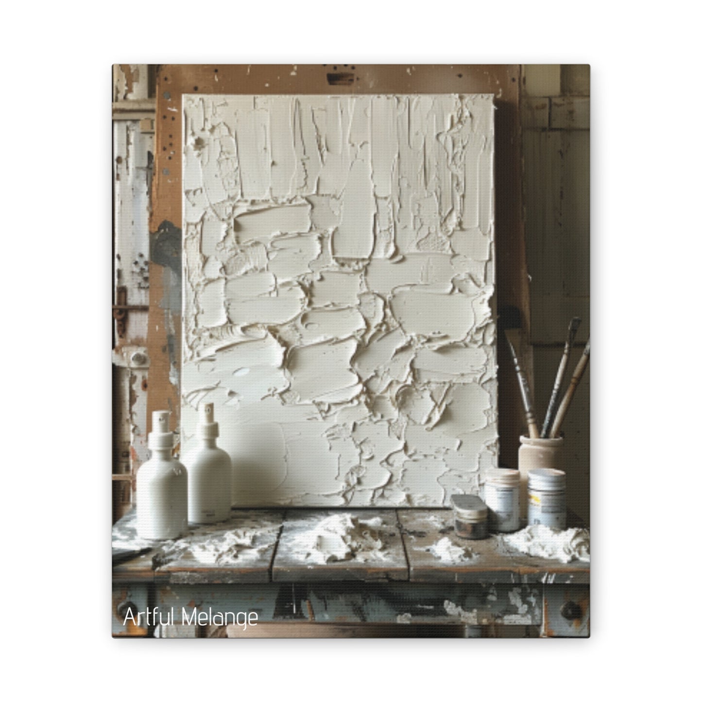 Primary Elegance: A Symphony of Sophistication Canvas Print