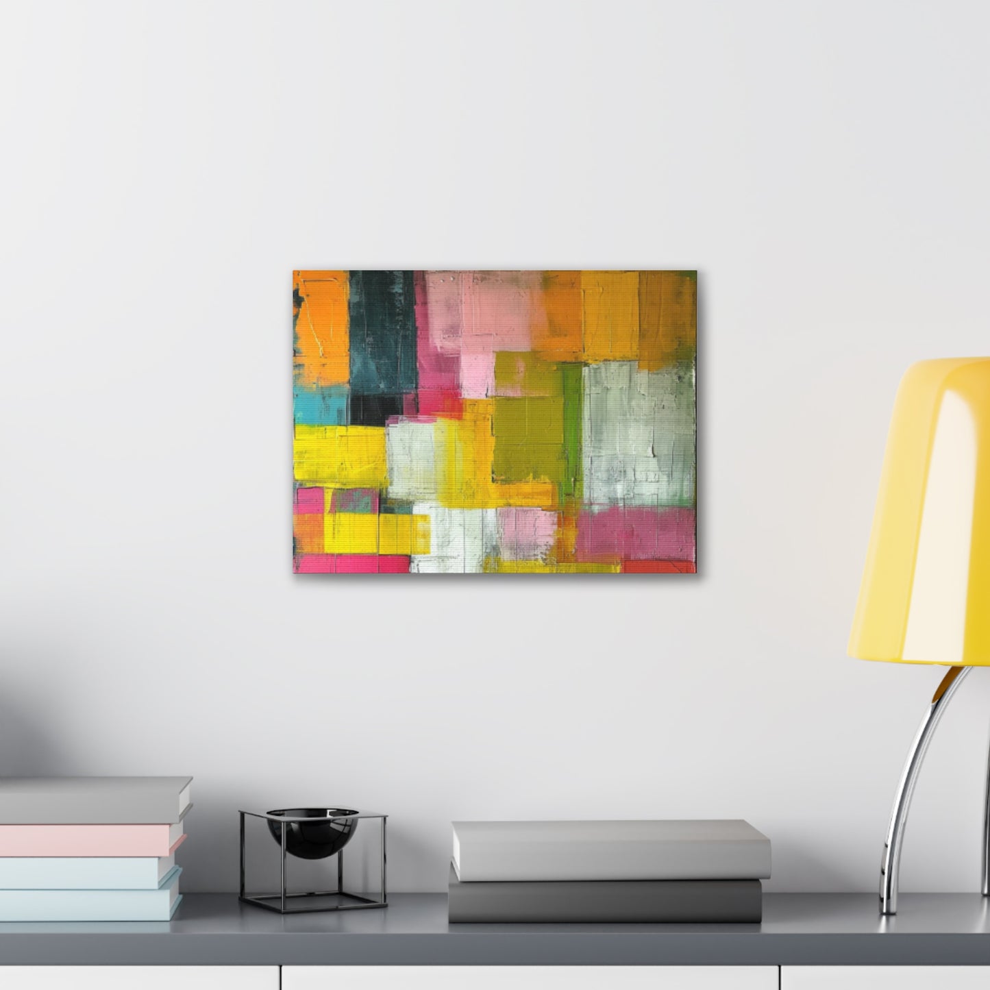 Primary Elegance: A Symphony of Sophistication Canvas Print