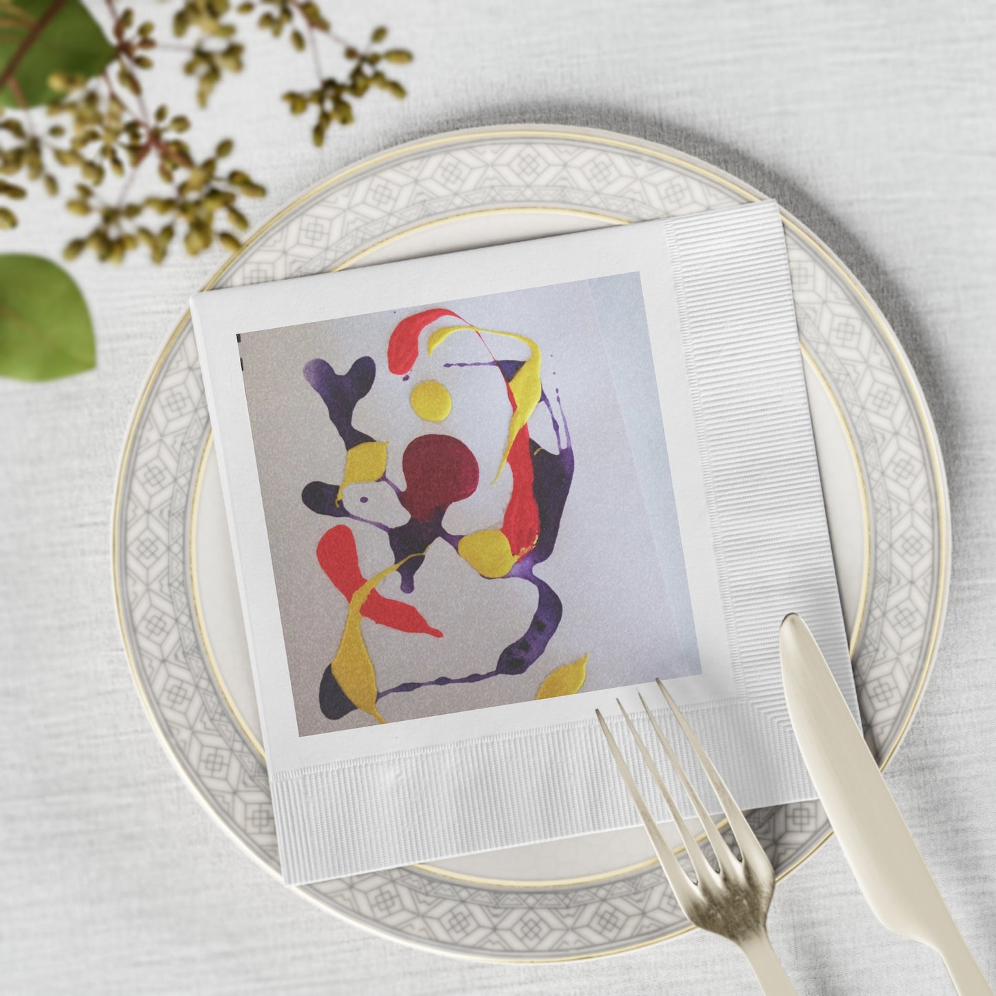 ChromaBlend™ Artistry Abstract Art Napkins”