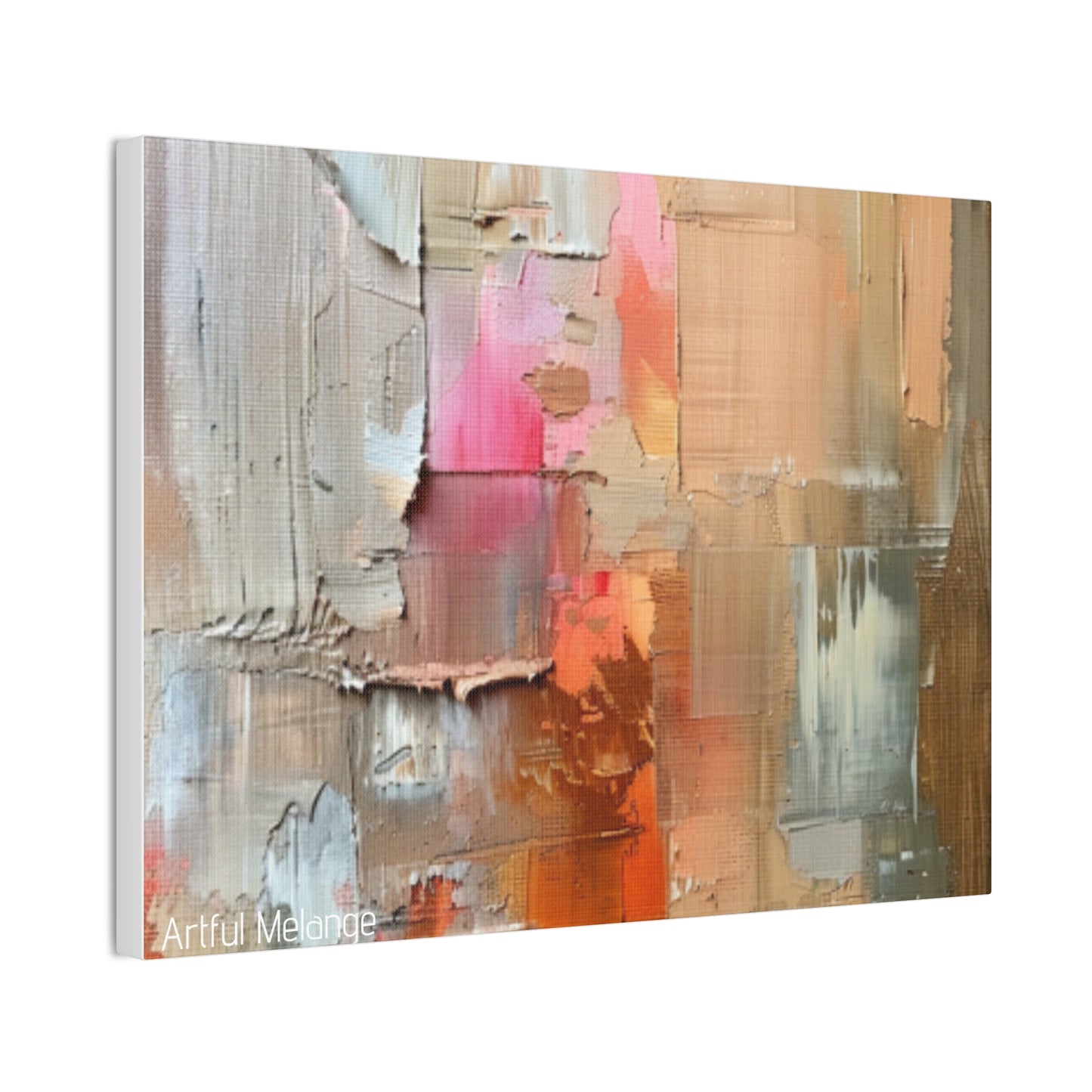 Primary Elegance: A Symphony of Sophistication Canvas Print