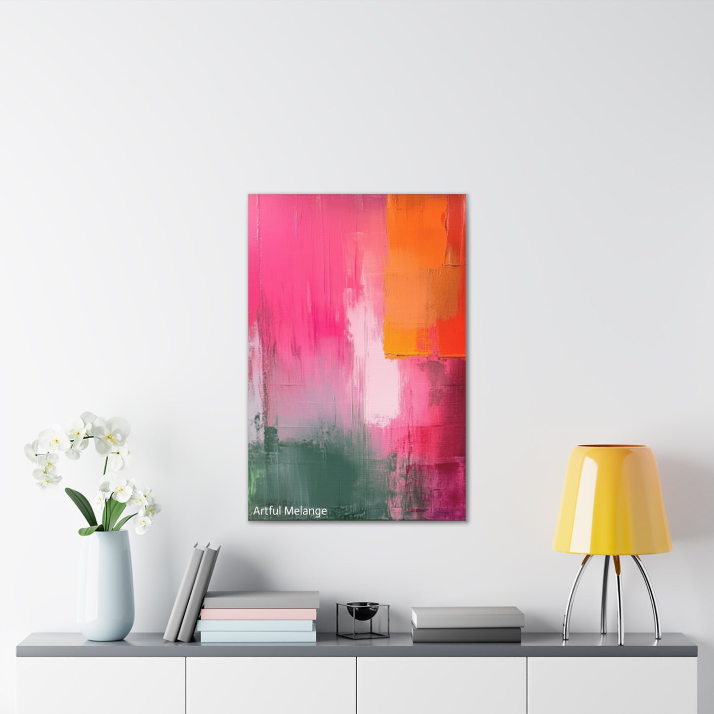 Acrylic Abstract Canvas Print - Richly Textured Artistry