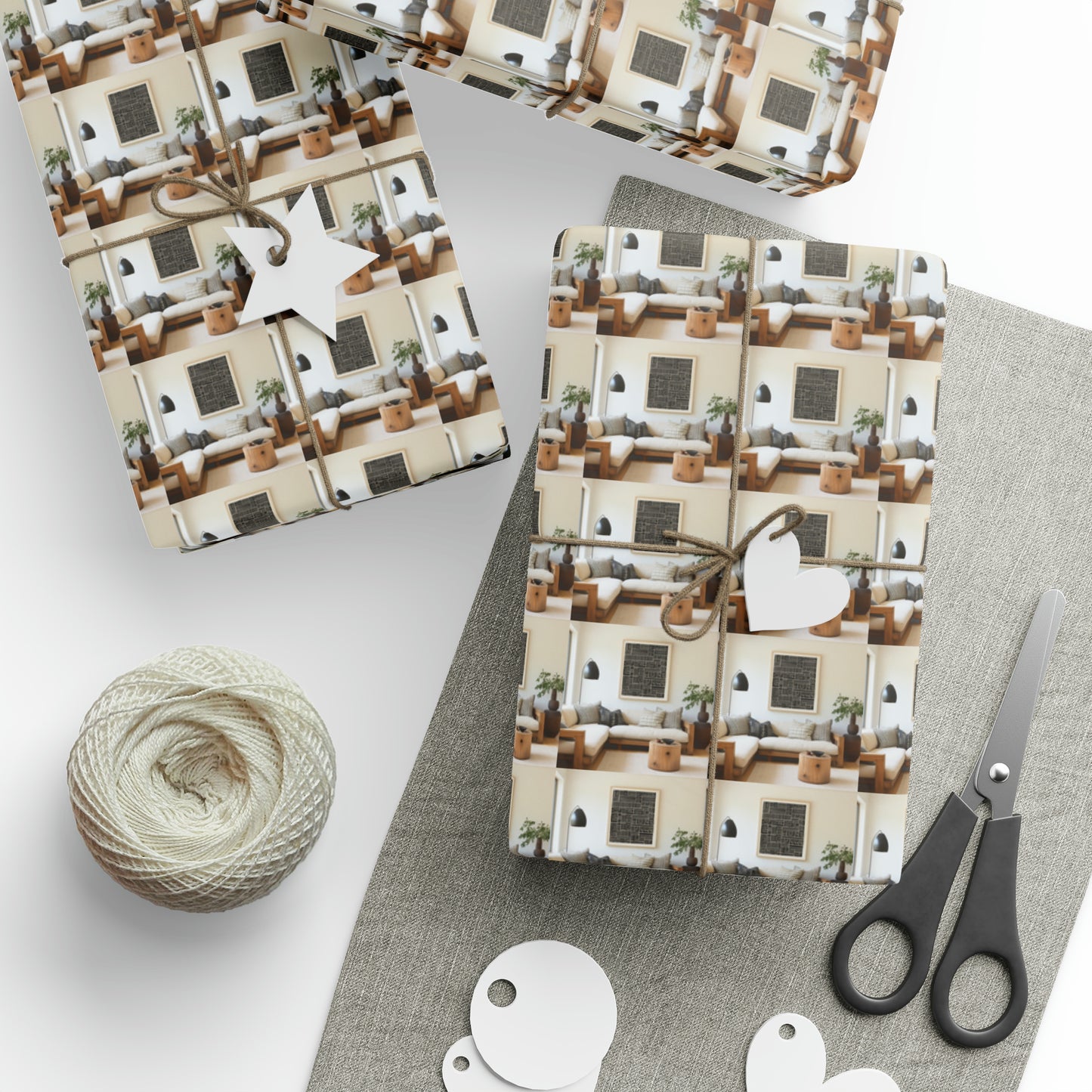 Afro Centric Wrapping Paper - Dark & Rich Textured Design