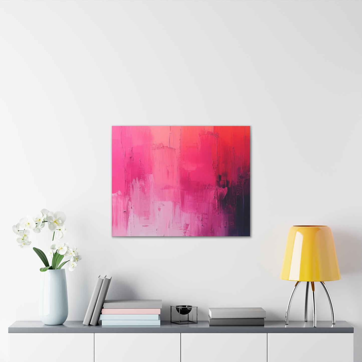 In The Pink: A Symphony of Sophistication Canvas Print