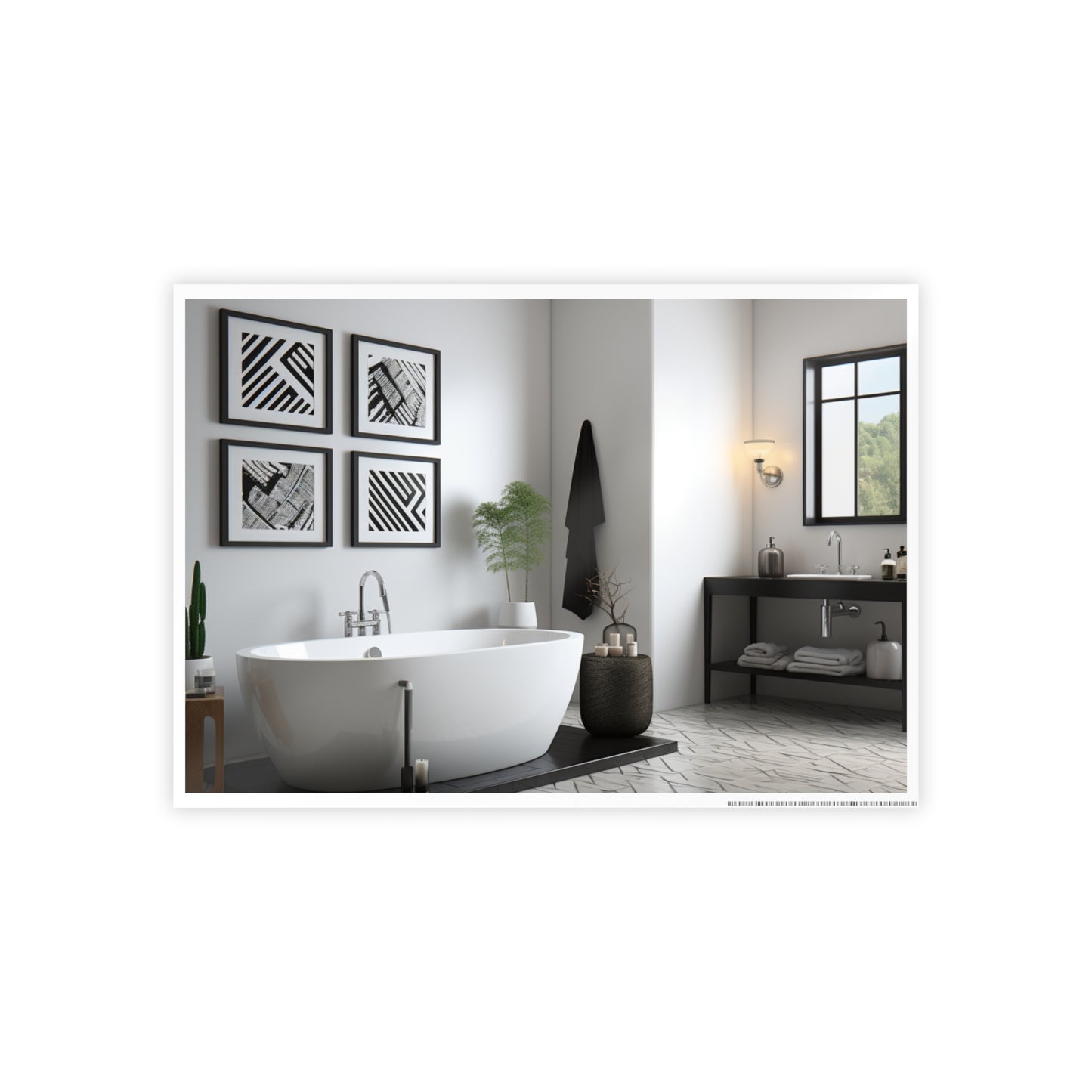 Cultural Elegance Bathscapes Poster Art