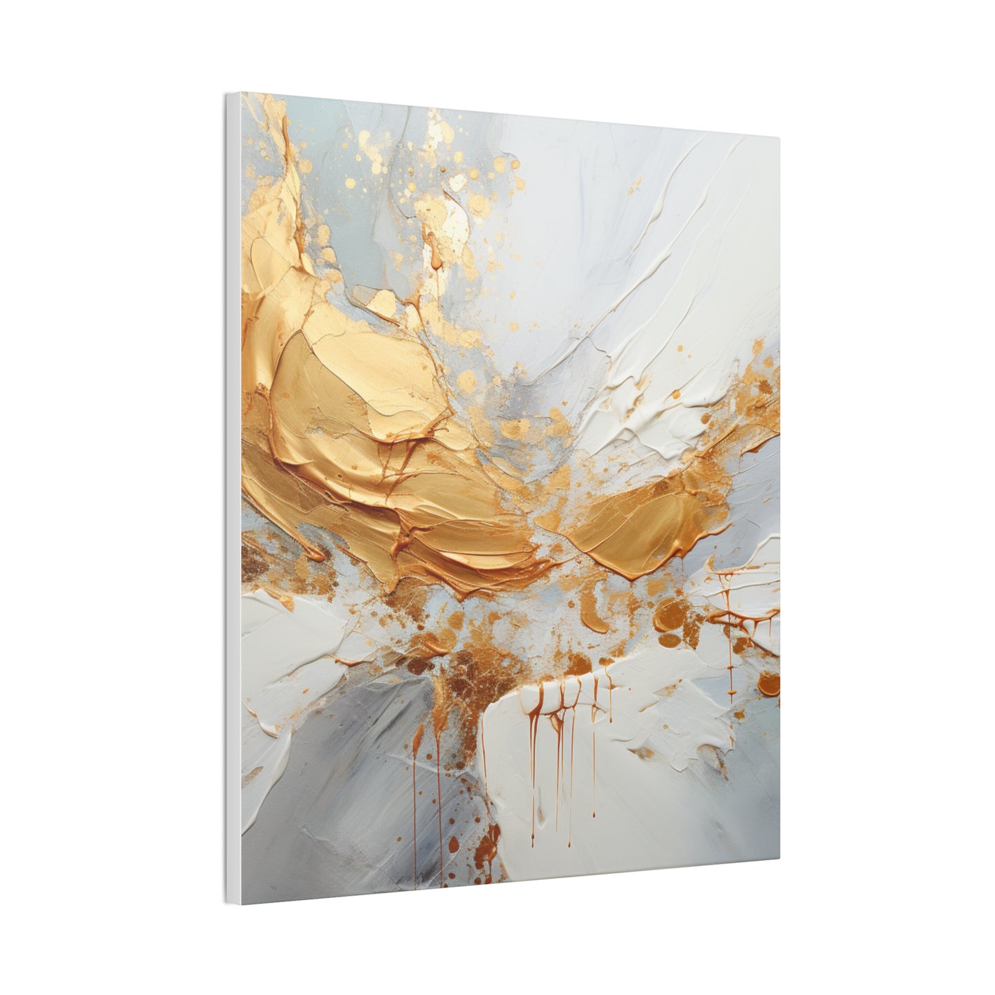 Acrylic Abstract Canvas Print - Richly Textured Artistry