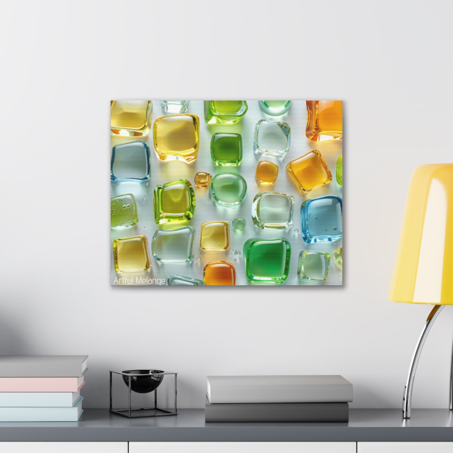 Primary Elegance: A Symphony of Sophistication Canvas Print