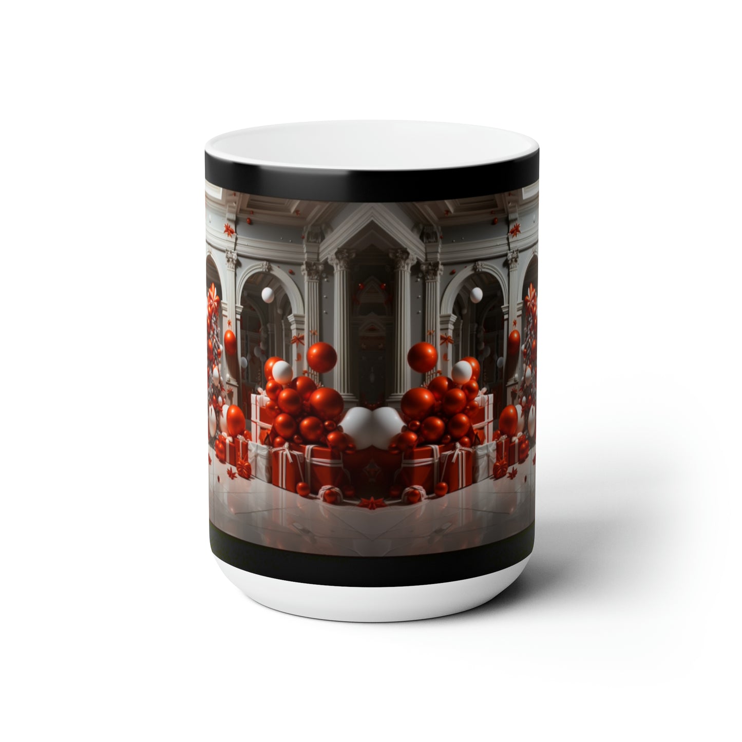 Cozy Holiday Mugs: Embrace the Season with Our Festive Living Scenes 15oz