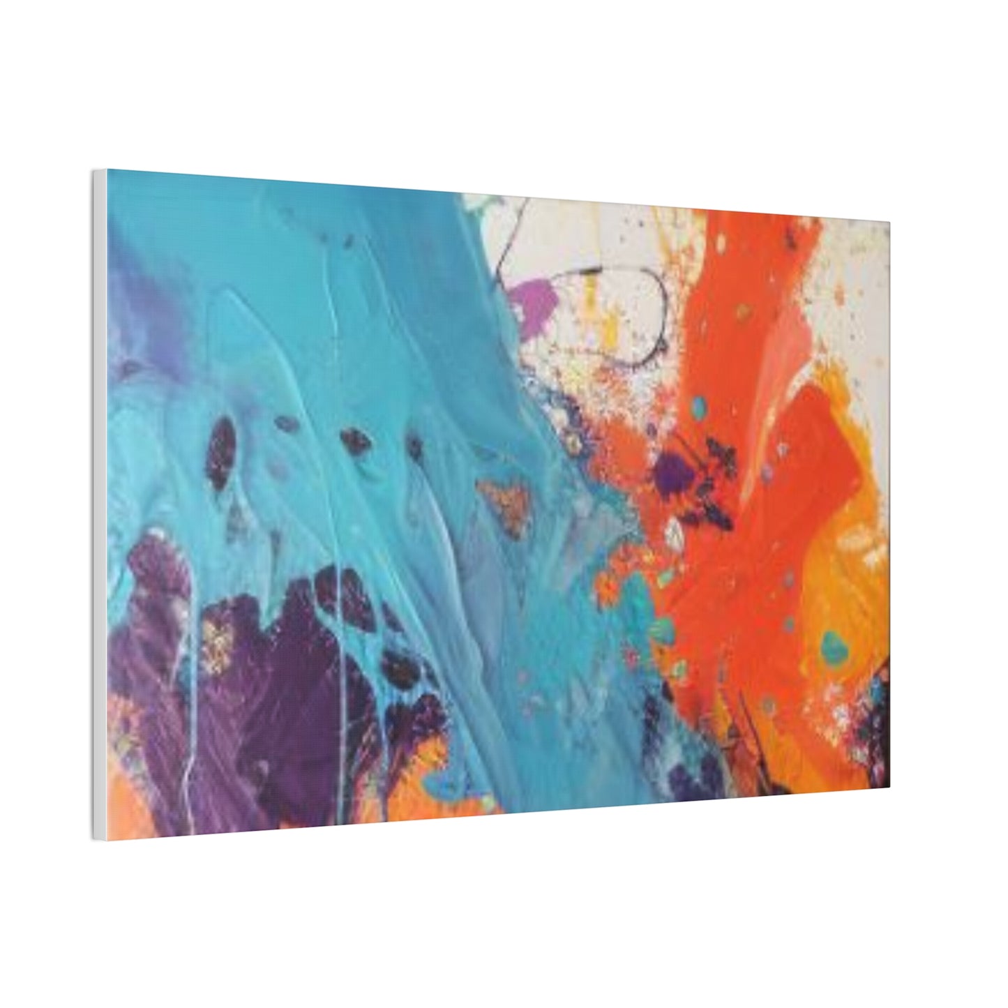 Primary Elegance: A Symphony of Sophistication Canvas Print