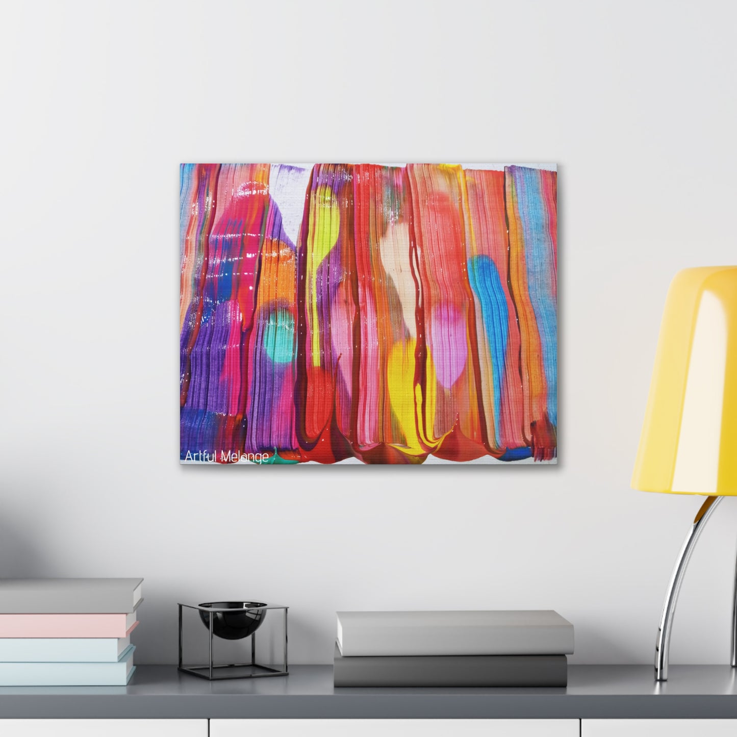 Primary Elegance: A Symphony of Sophistication Canvas Print