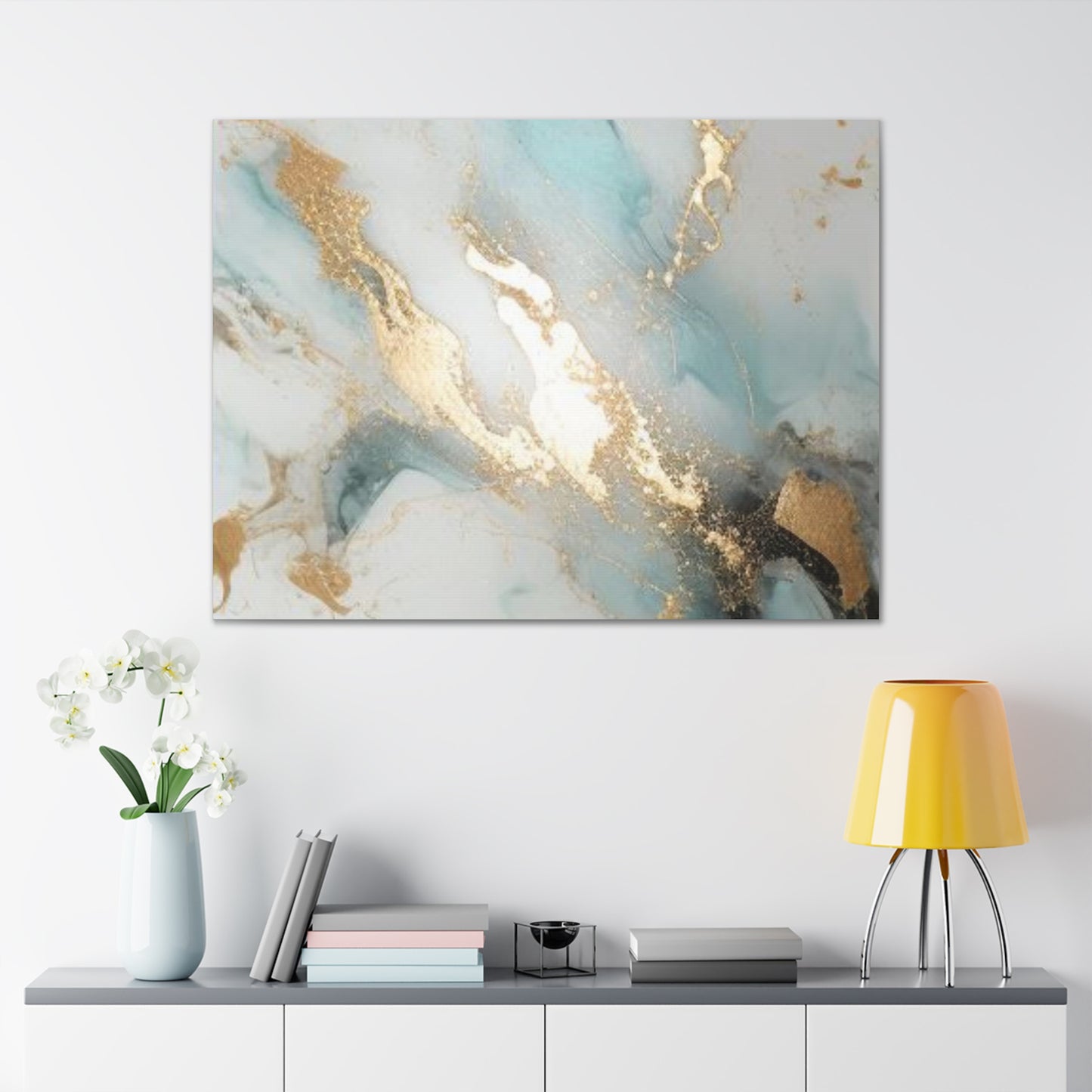 Gold Elegance: A Symphony of Sophistication Canvas Print