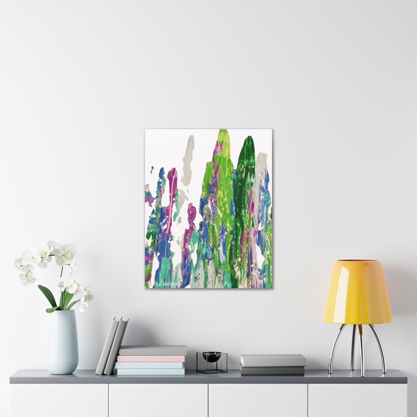 Acrylic Abstract Canvas Print - Richly Textured Artistry