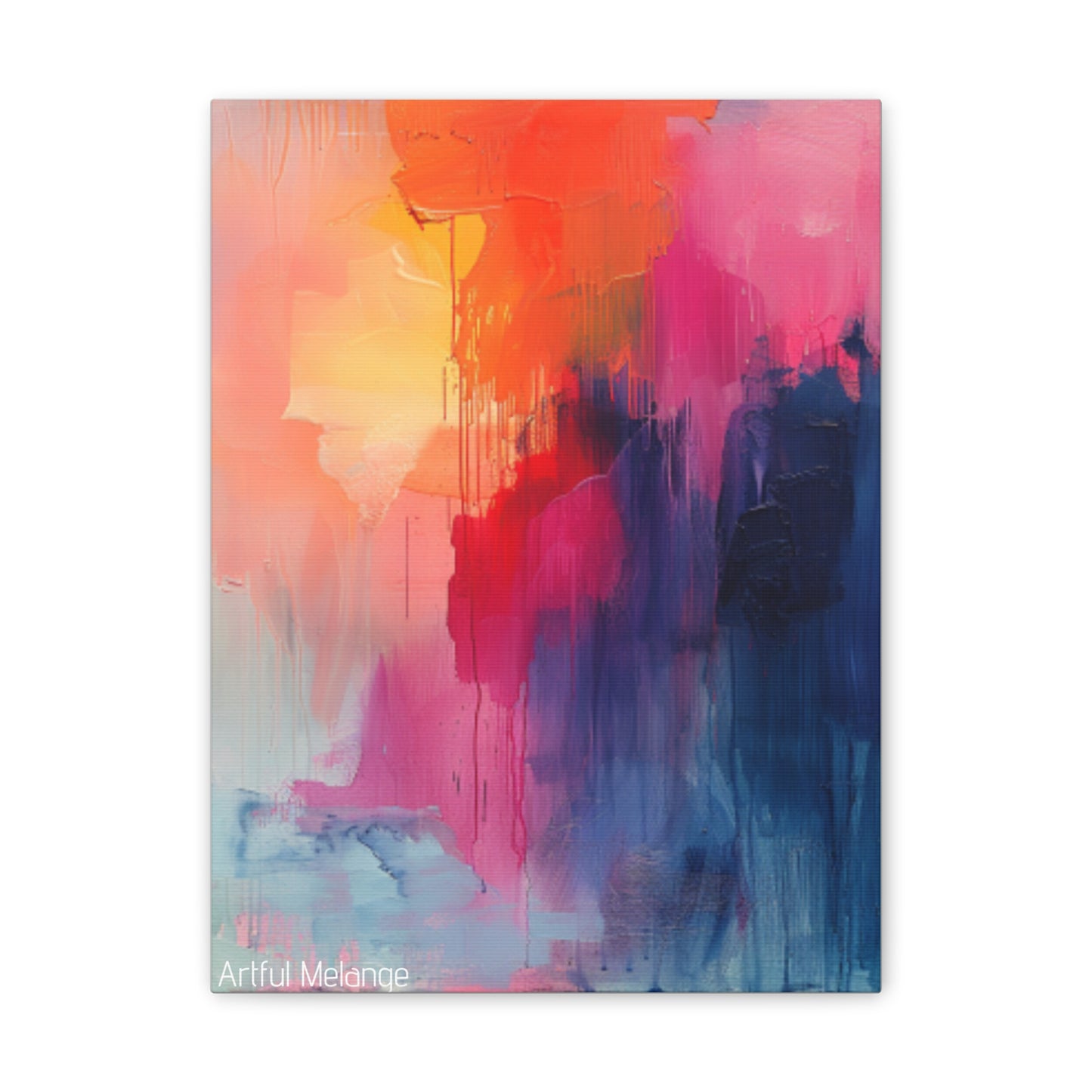 Primary Elegance: A Symphony of Sophistication Canvas Print