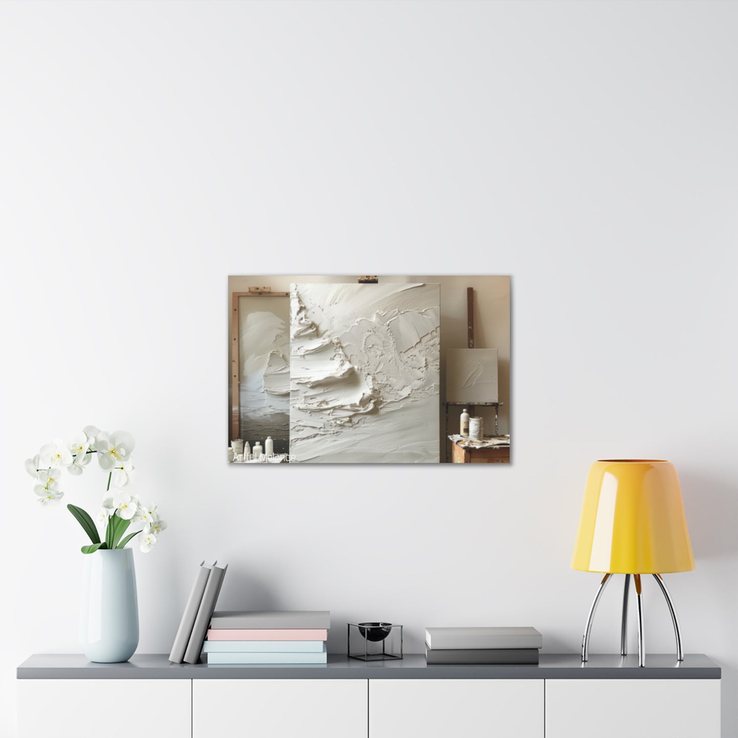 Primary Elegance: A Symphony of Sophistication Canvas Print