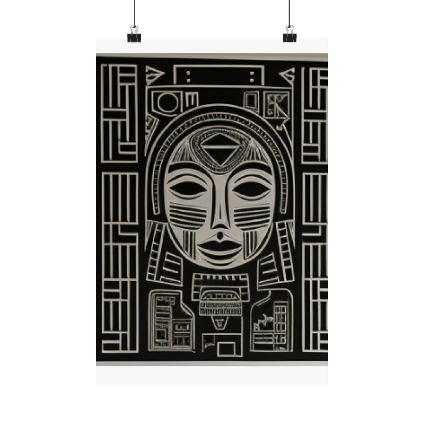 African Essence Matte Vertical Canvas Poster