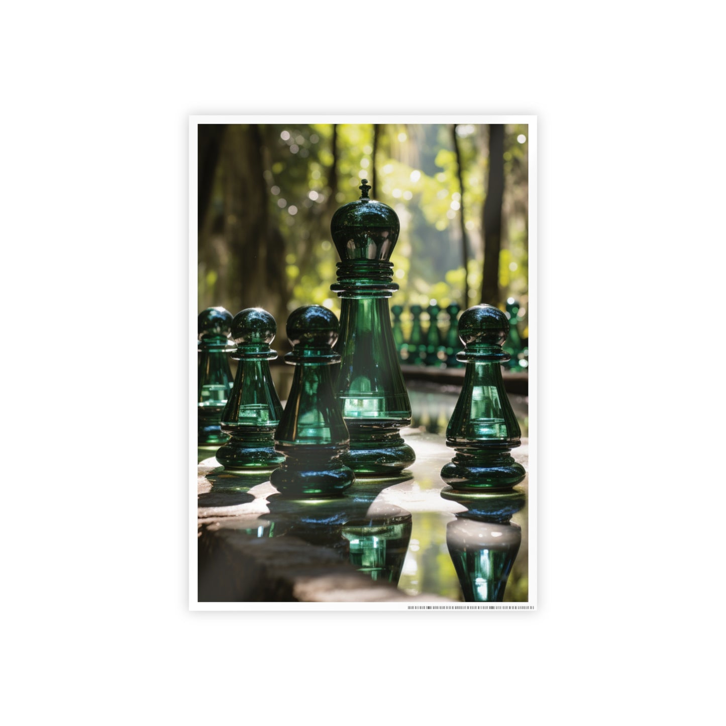 Grandmaster Majesty- Chess Set Poster Print Series