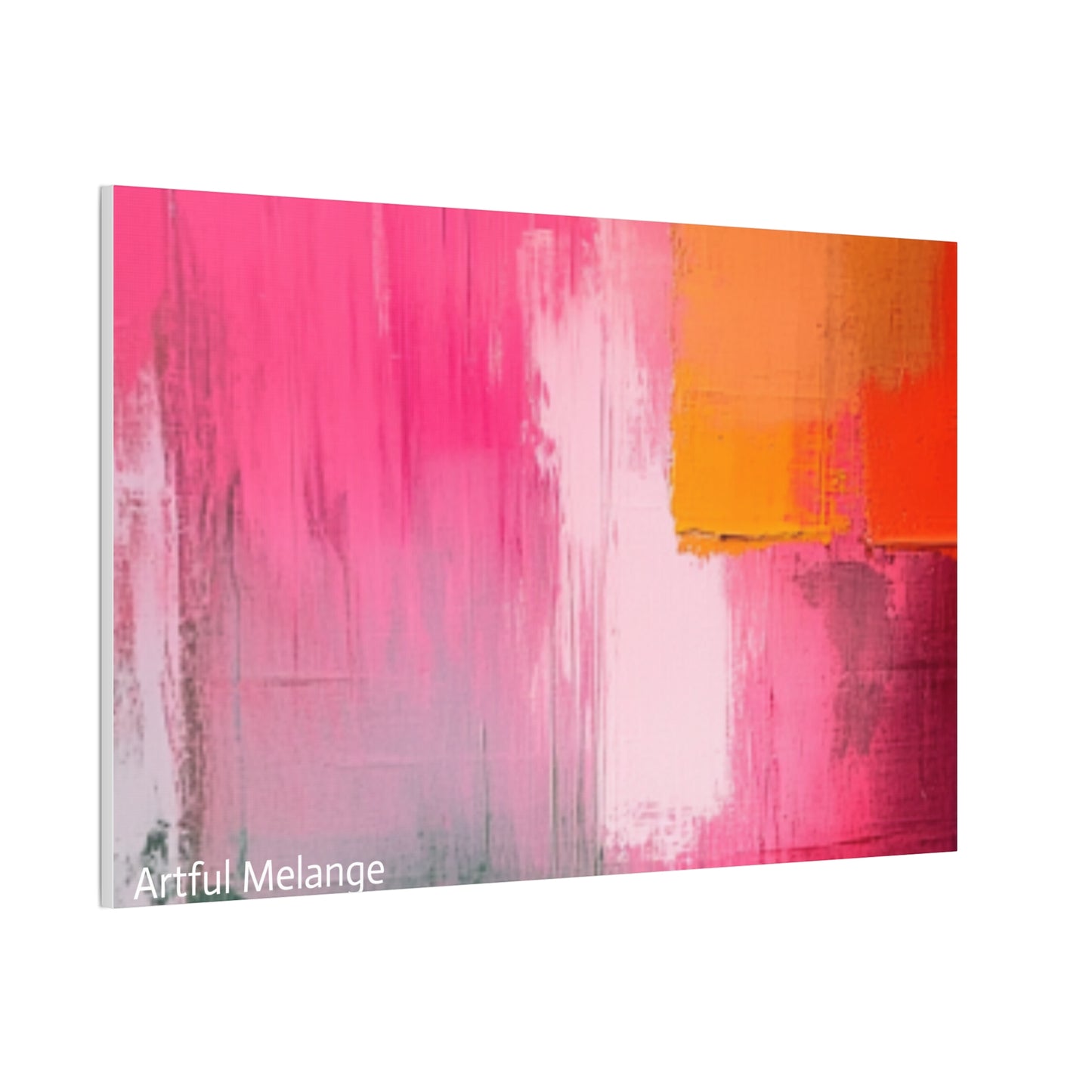 Acrylic Abstract Canvas Print - Richly Textured Artistry