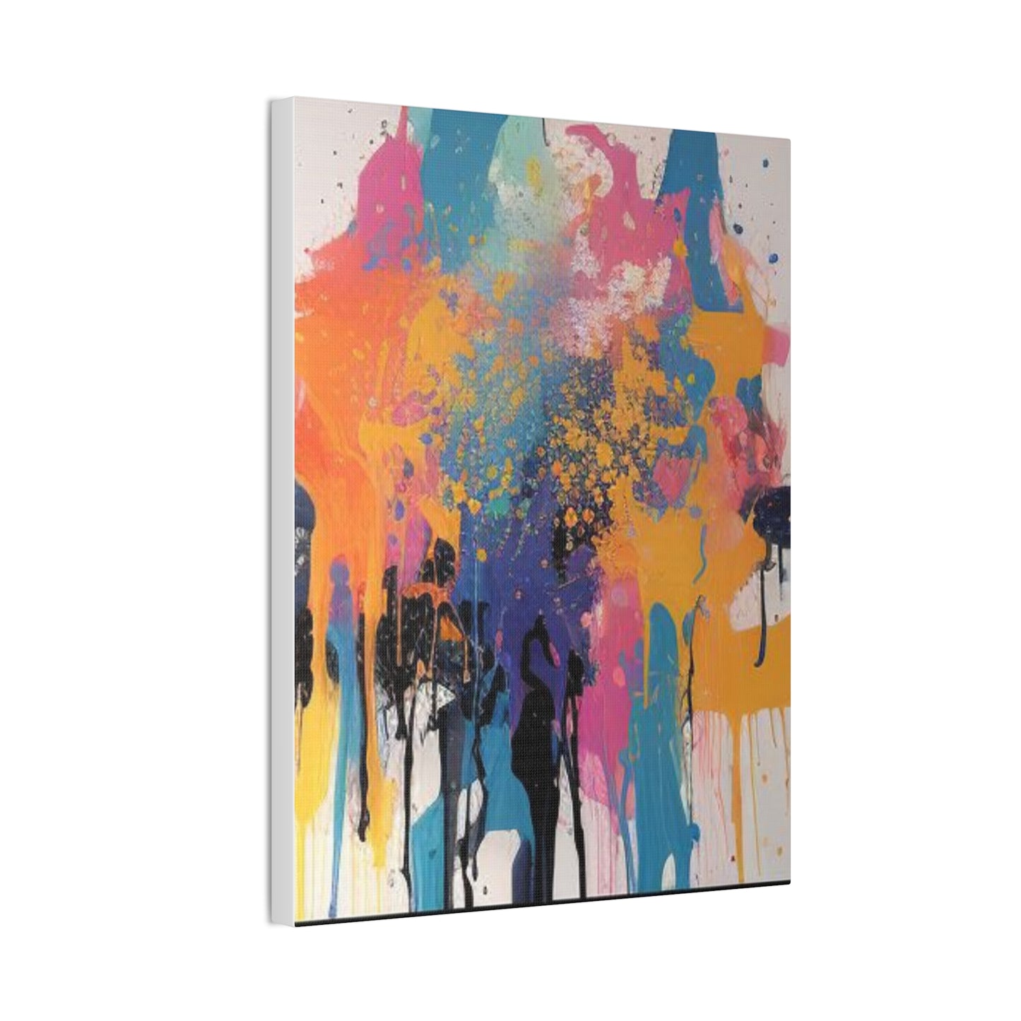 Primary Elegance: A Symphony of Sophistication Canvas Print