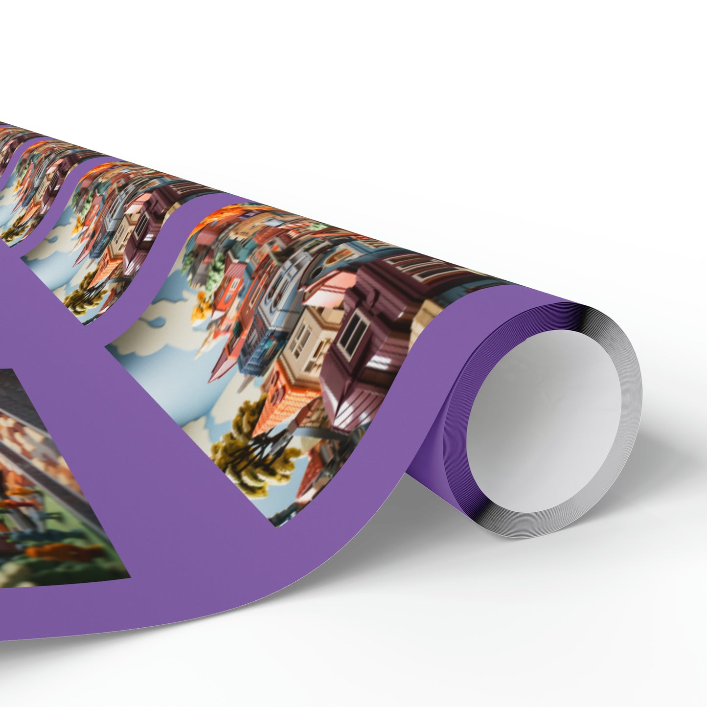 Brickopolis Wonders Children's Wrapping Paper