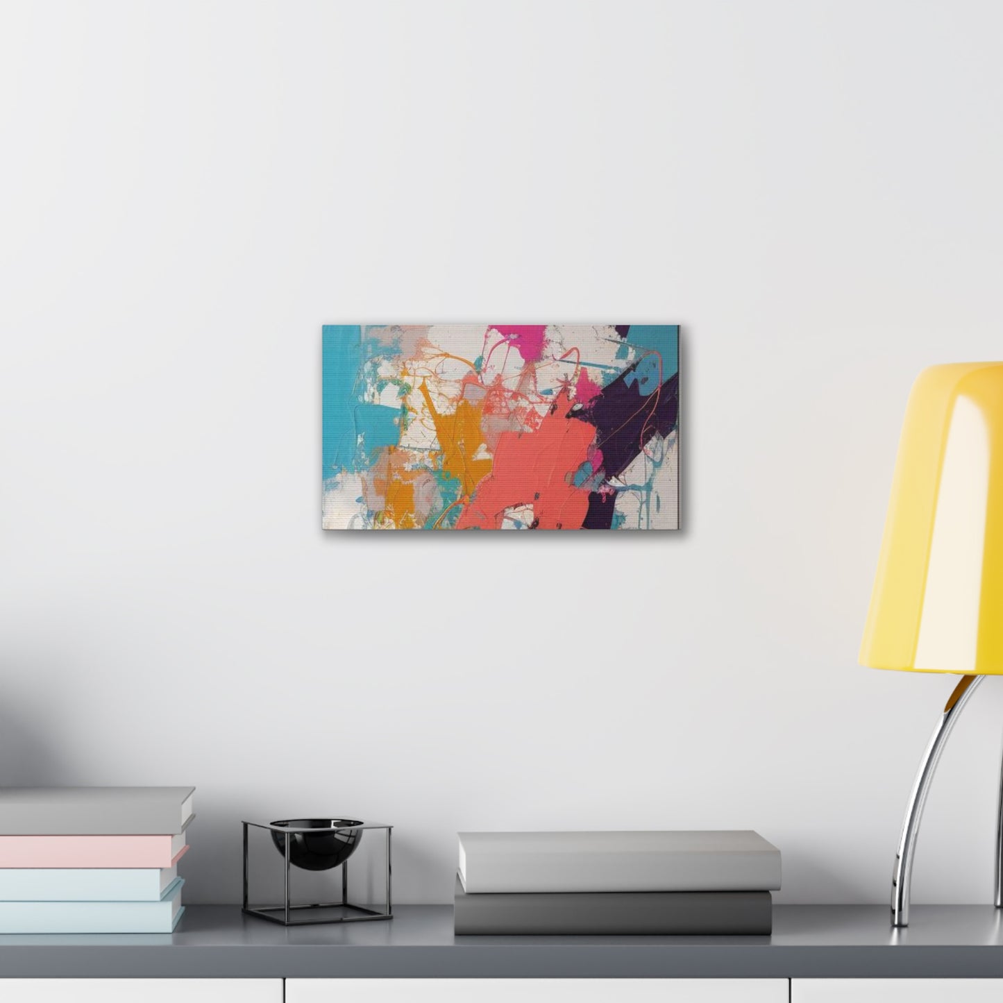 Primary Elegance: A Symphony of Sophistication Canvas Print