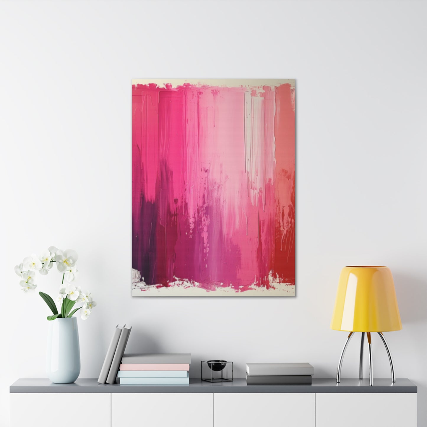 In The Pink: A Symphony of Sophistication Canvas Print