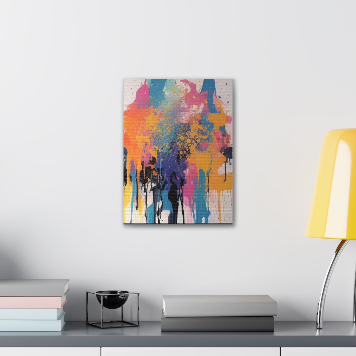 Primary Elegance: A Symphony of Sophistication Canvas Print