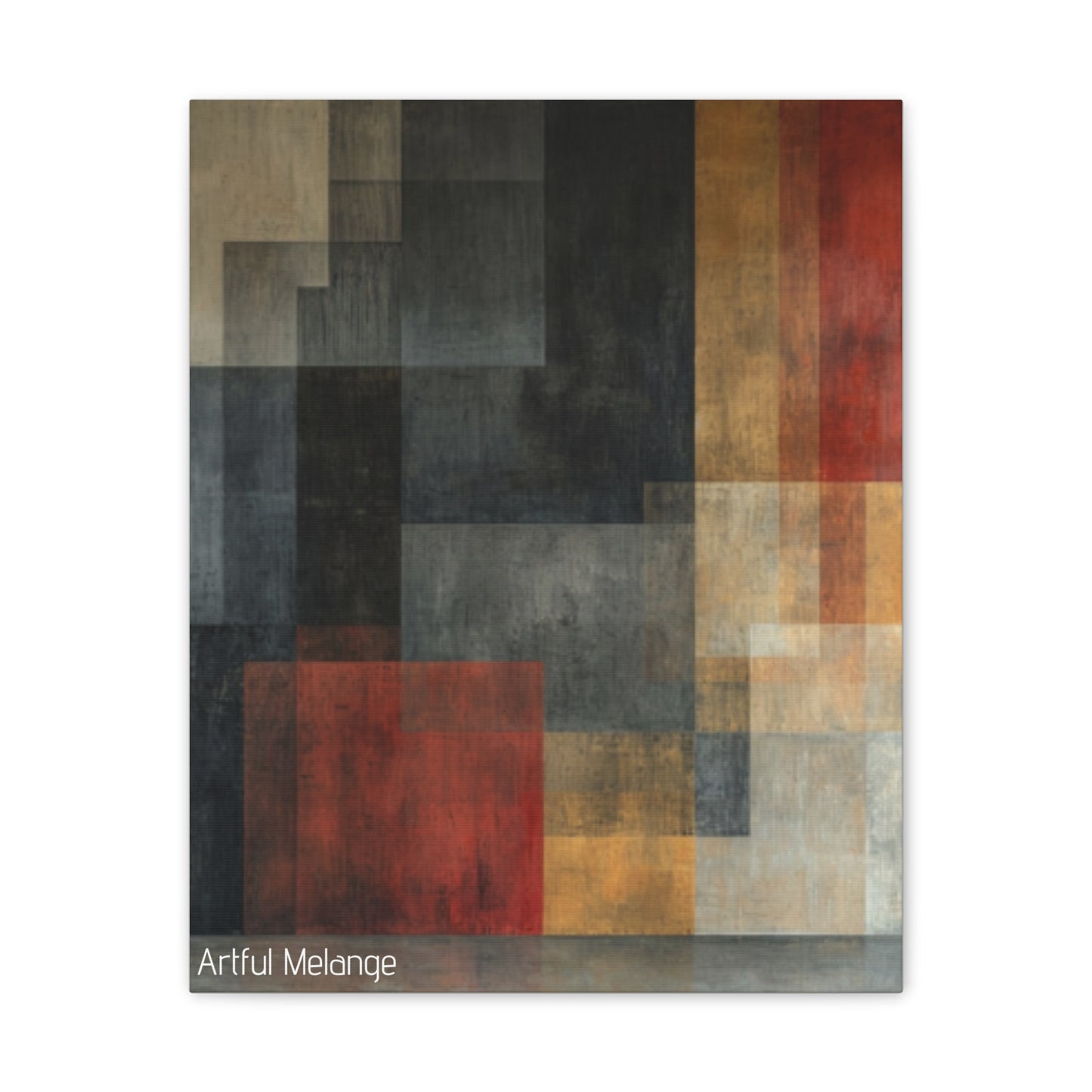 Primary Elegance: A Symphony of Sophistication Canvas Print