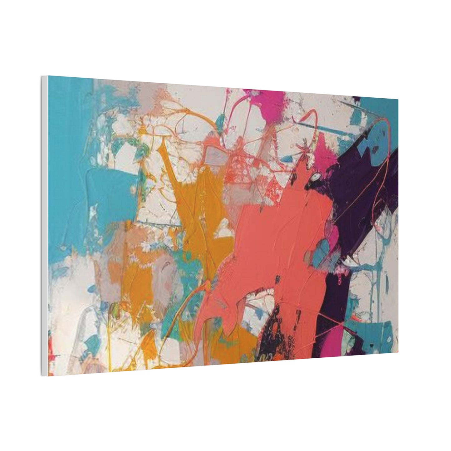 Primary Elegance: A Symphony of Sophistication Canvas Print