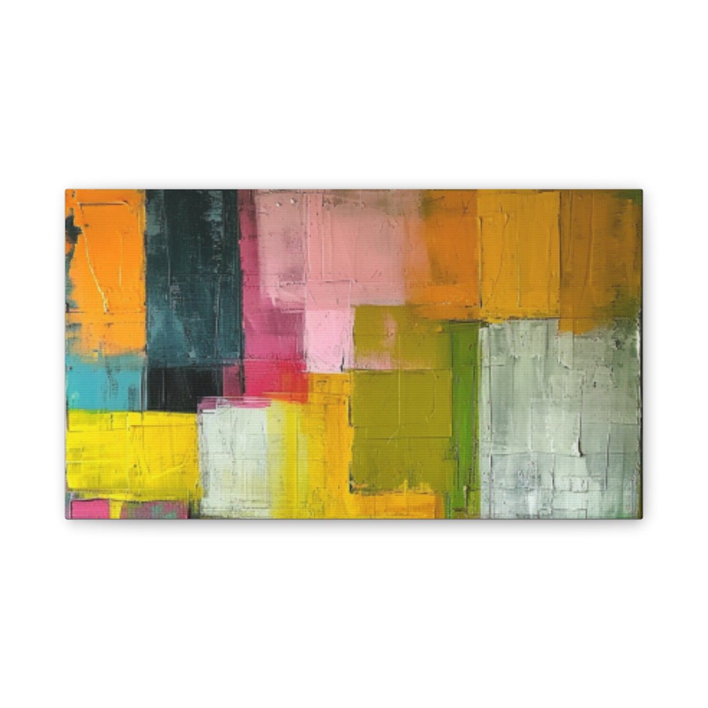 Primary Elegance: A Symphony of Sophistication Canvas Print