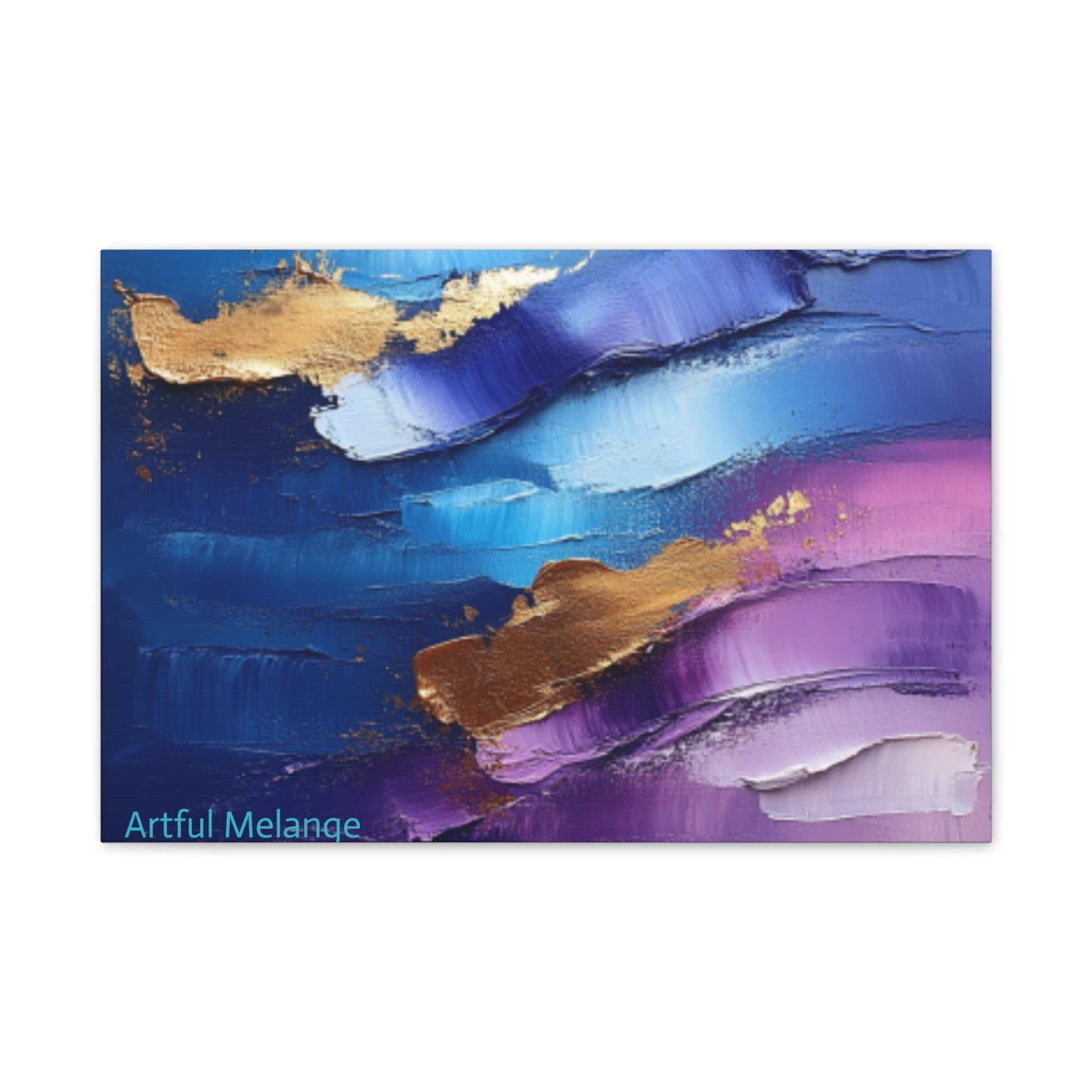 Acrylic Abstract Canvas Print - Richly Textured Artistry