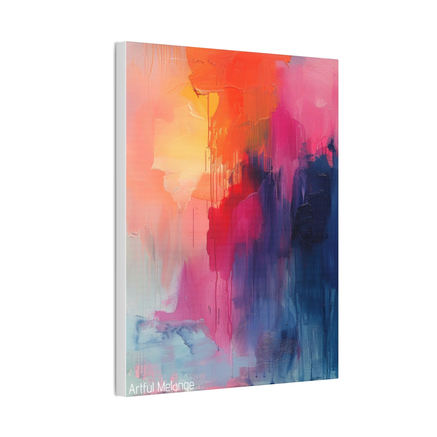 Primary Elegance: A Symphony of Sophistication Canvas Print