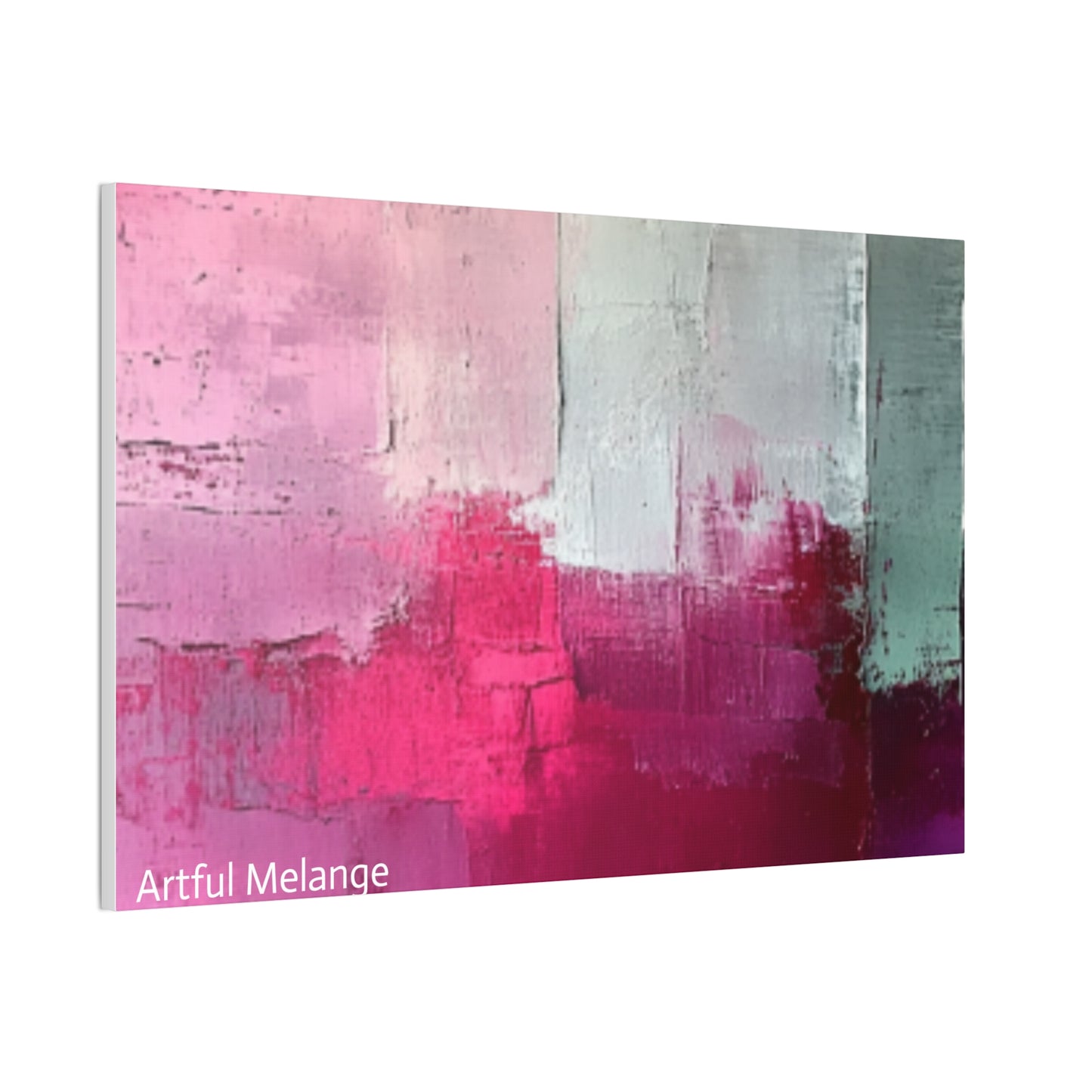 Acrylic Abstract Canvas Print - Richly Textured Artistry