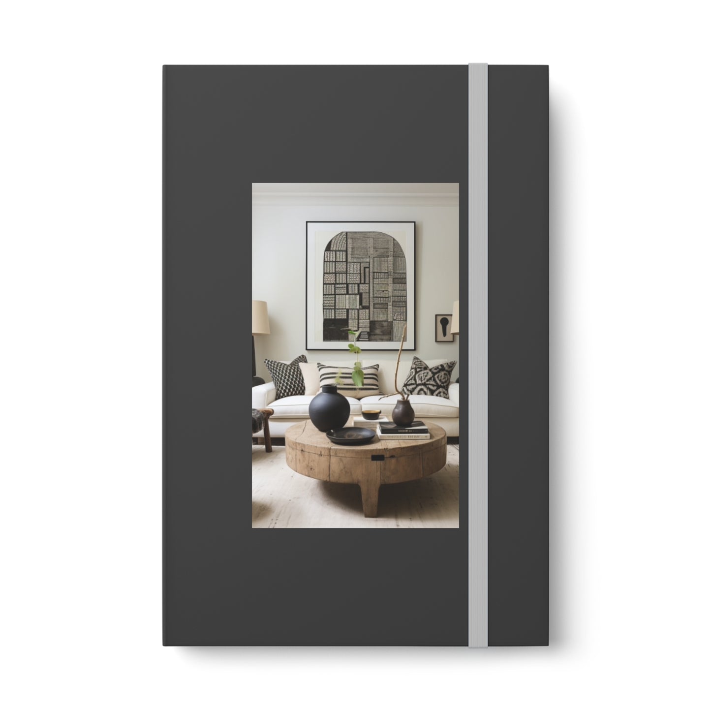 Living Space Design Cover Color Contrast Hardback Journal