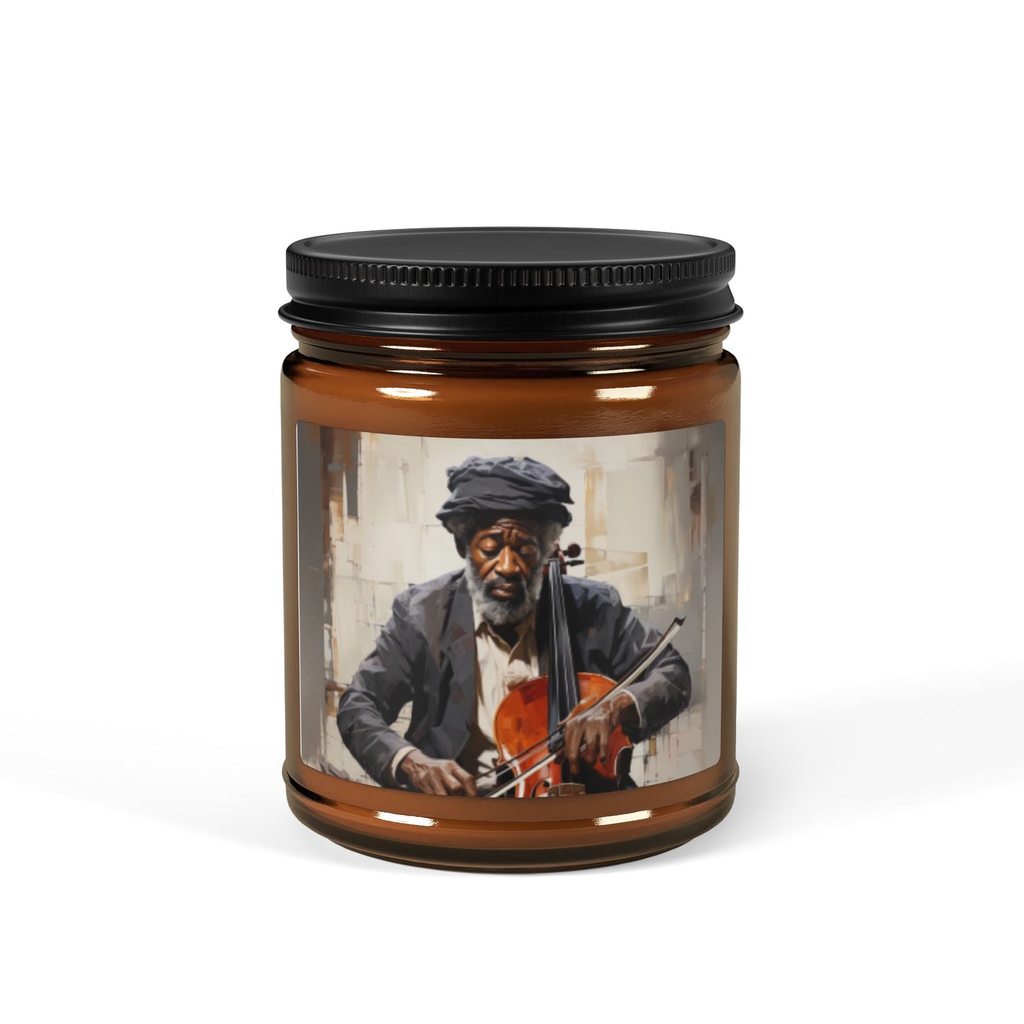 Harmony and Soul Scented Black Excellence Soy Candle 2