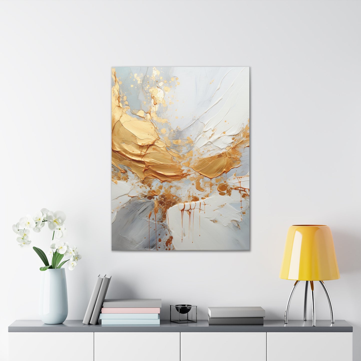 Acrylic Abstract Canvas Print - Richly Textured Artistry