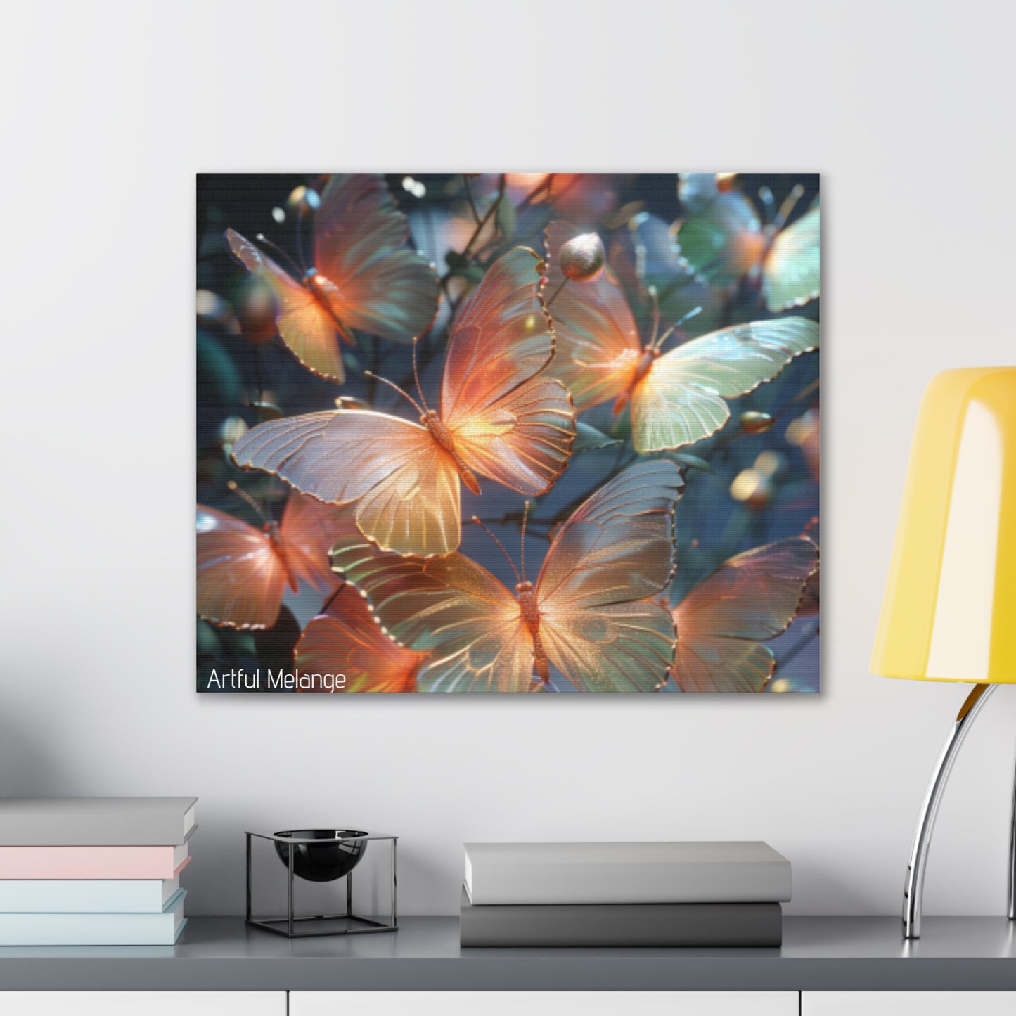 Fluttering Dreams: Butterfly Canvas Print Collection