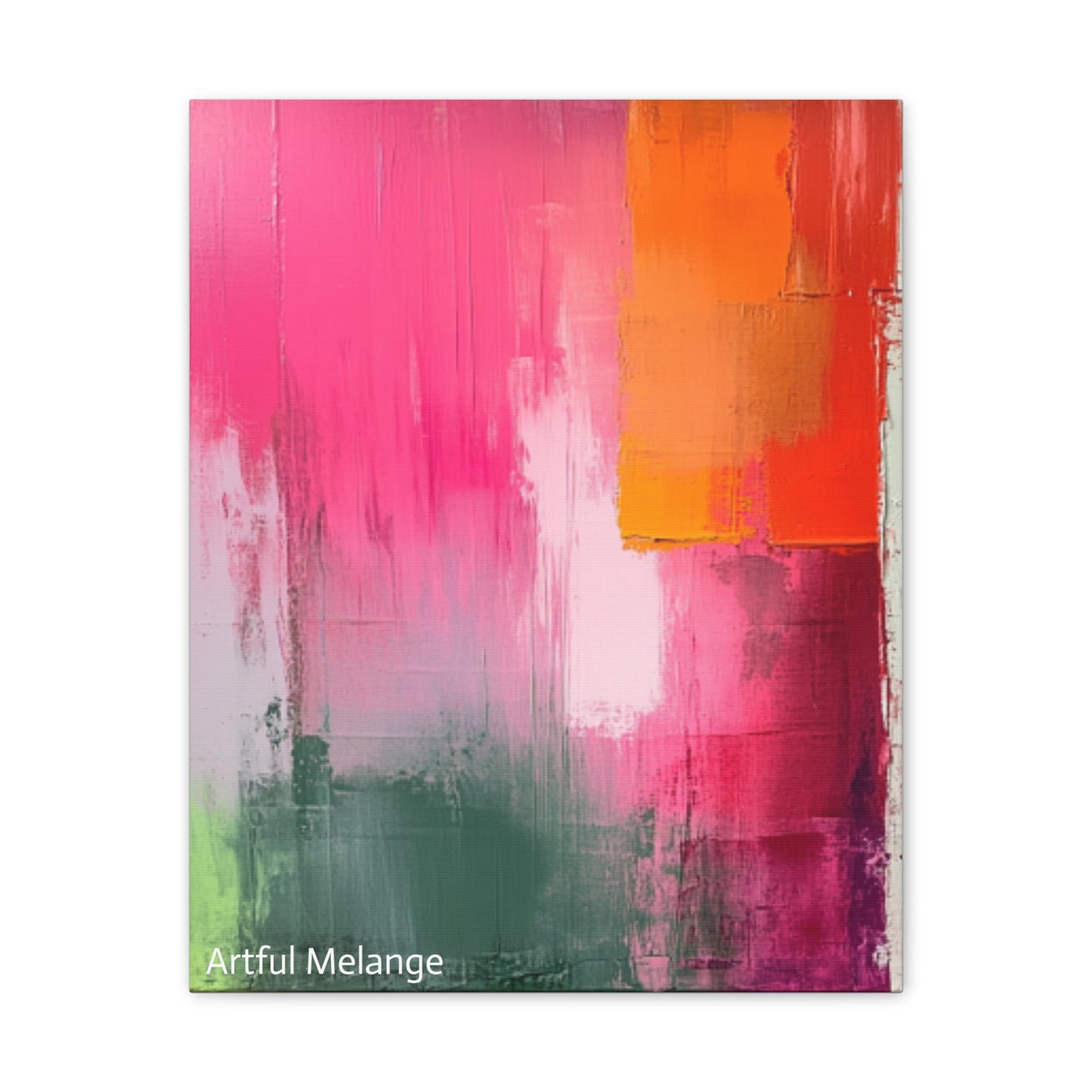 Acrylic Abstract Canvas Print - Richly Textured Artistry