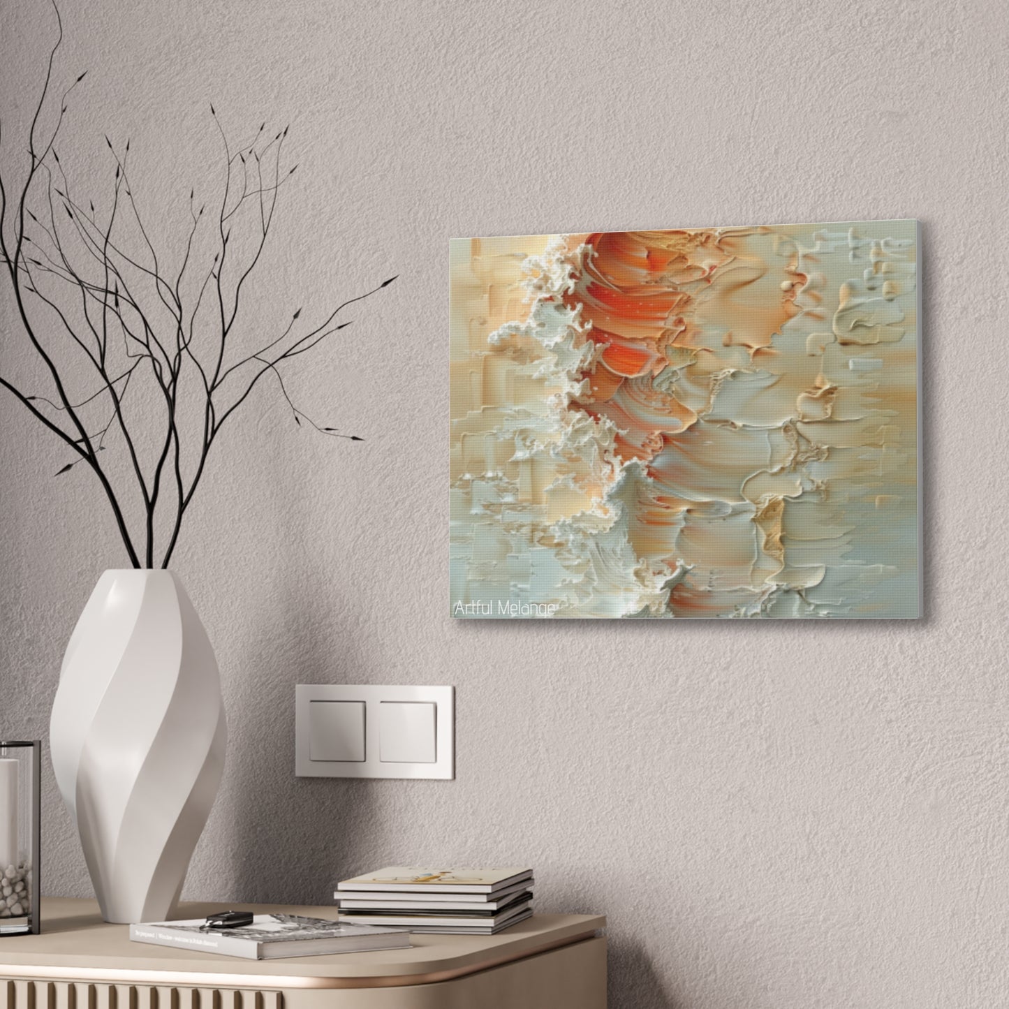 Primary Elegance: A Symphony of Sophistication Canvas Print