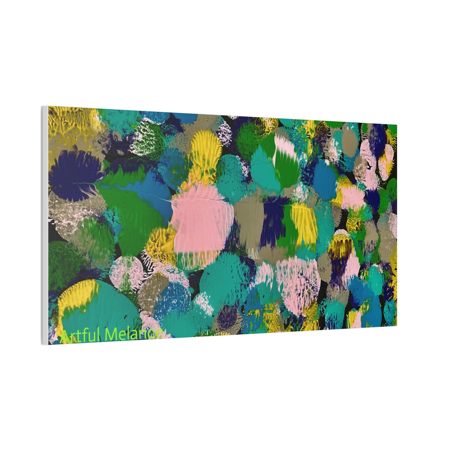 Acrylic Abstract Canvas Print - Richly Textured Artistry