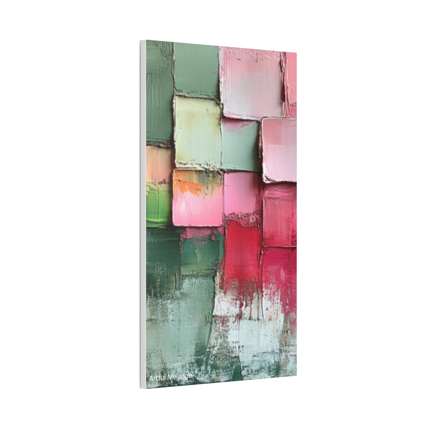 Acrylic Abstract Canvas Print - Richly Textured Artistry