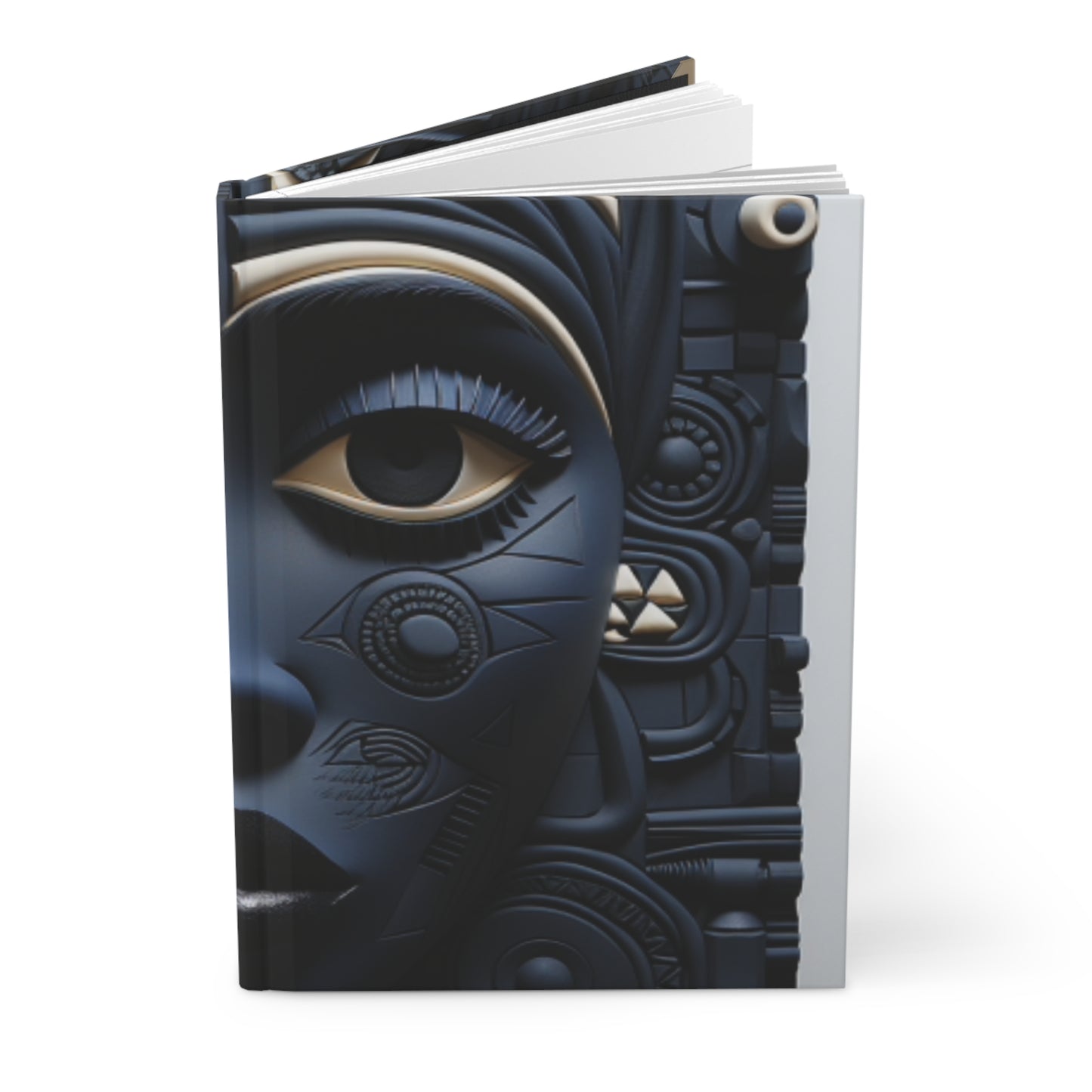 Elegance In Black: Melanated Hardcover Journal