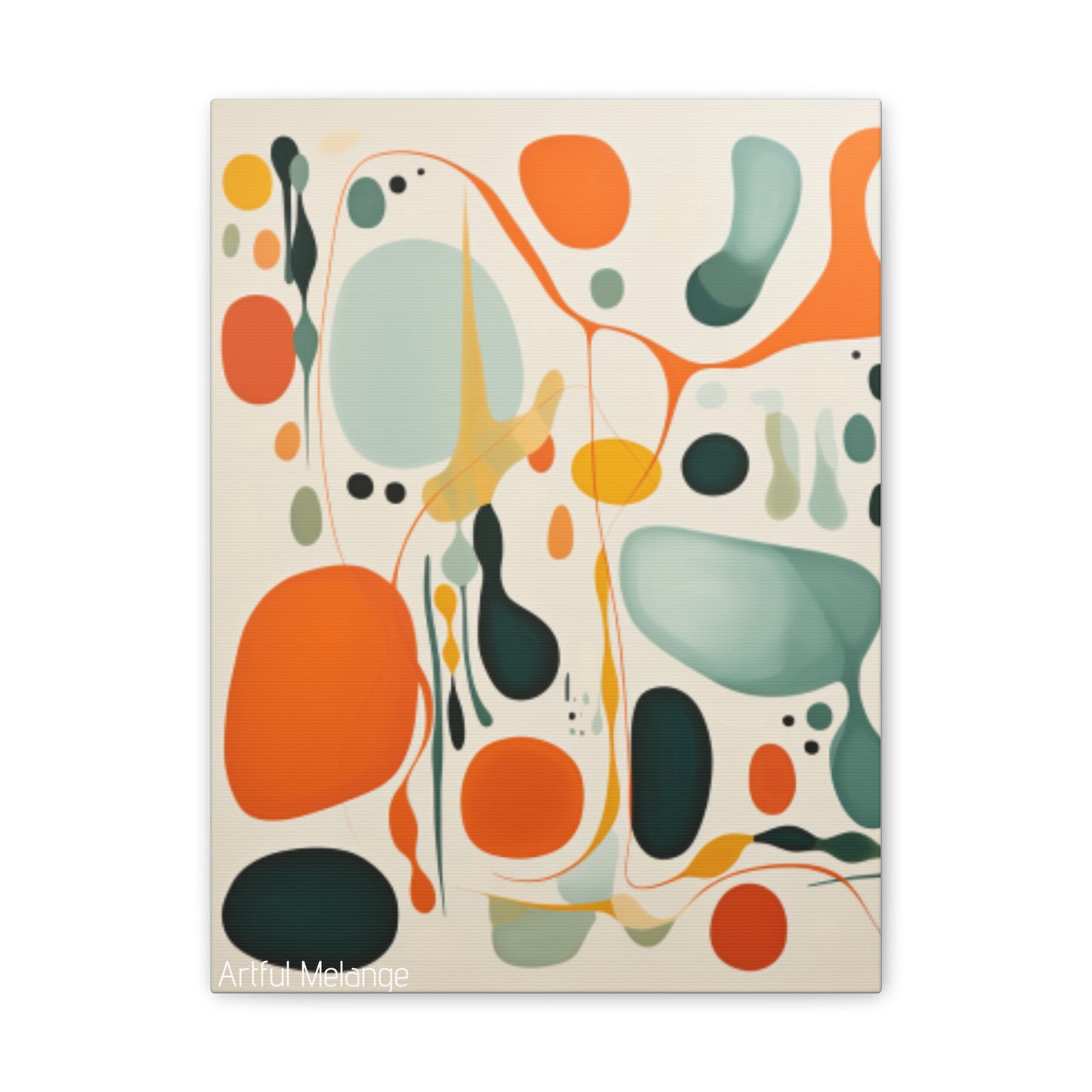 Primary Elegance: A Symphony of Sophistication Canvas Print