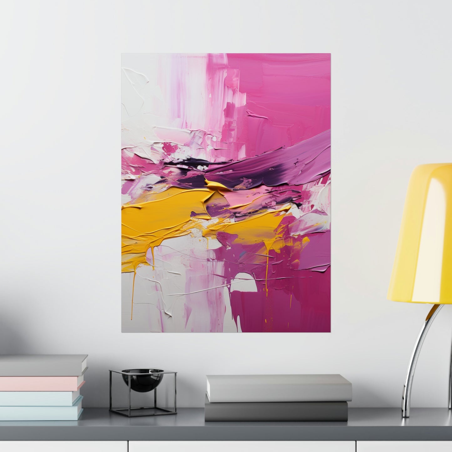 Radiant Harmony Matte Vertical Canvas Poster