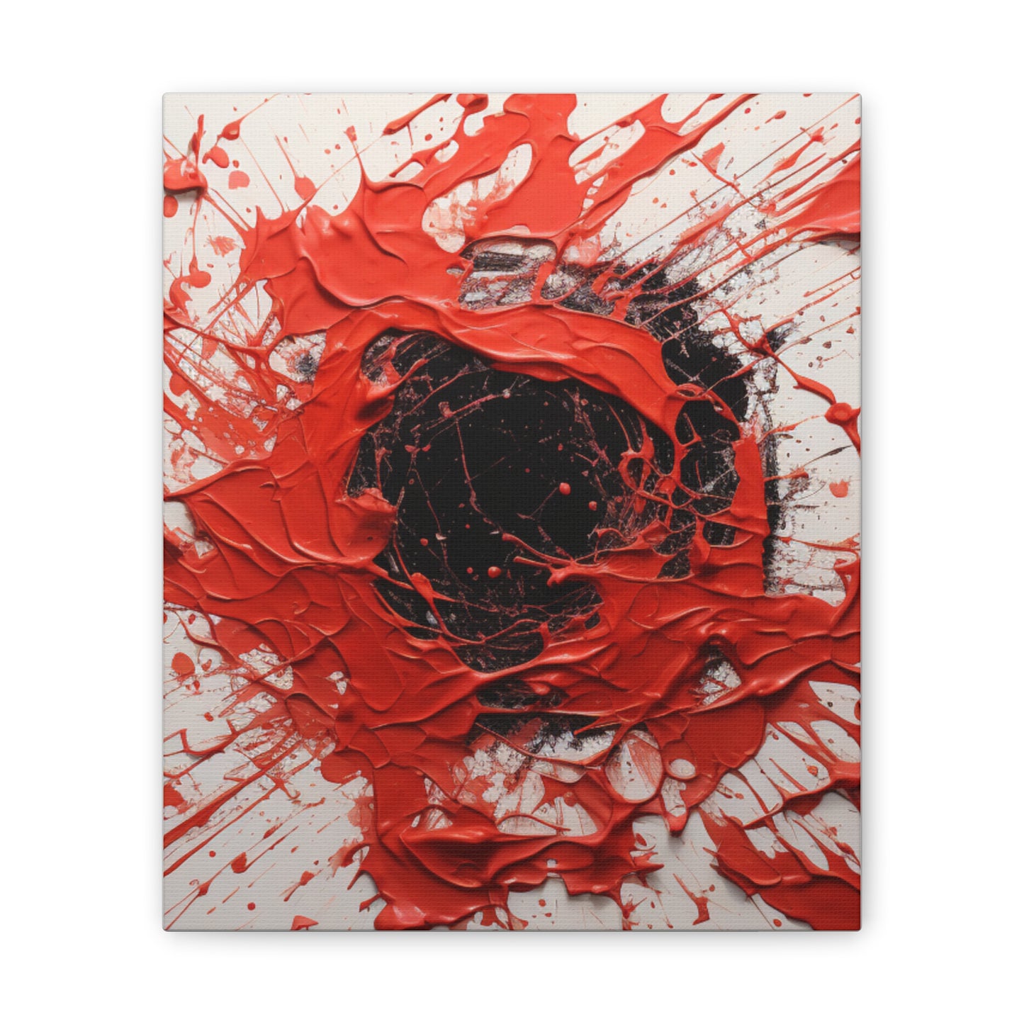 Acrylic Abstract Canvas Print - Richly Textured Artistry