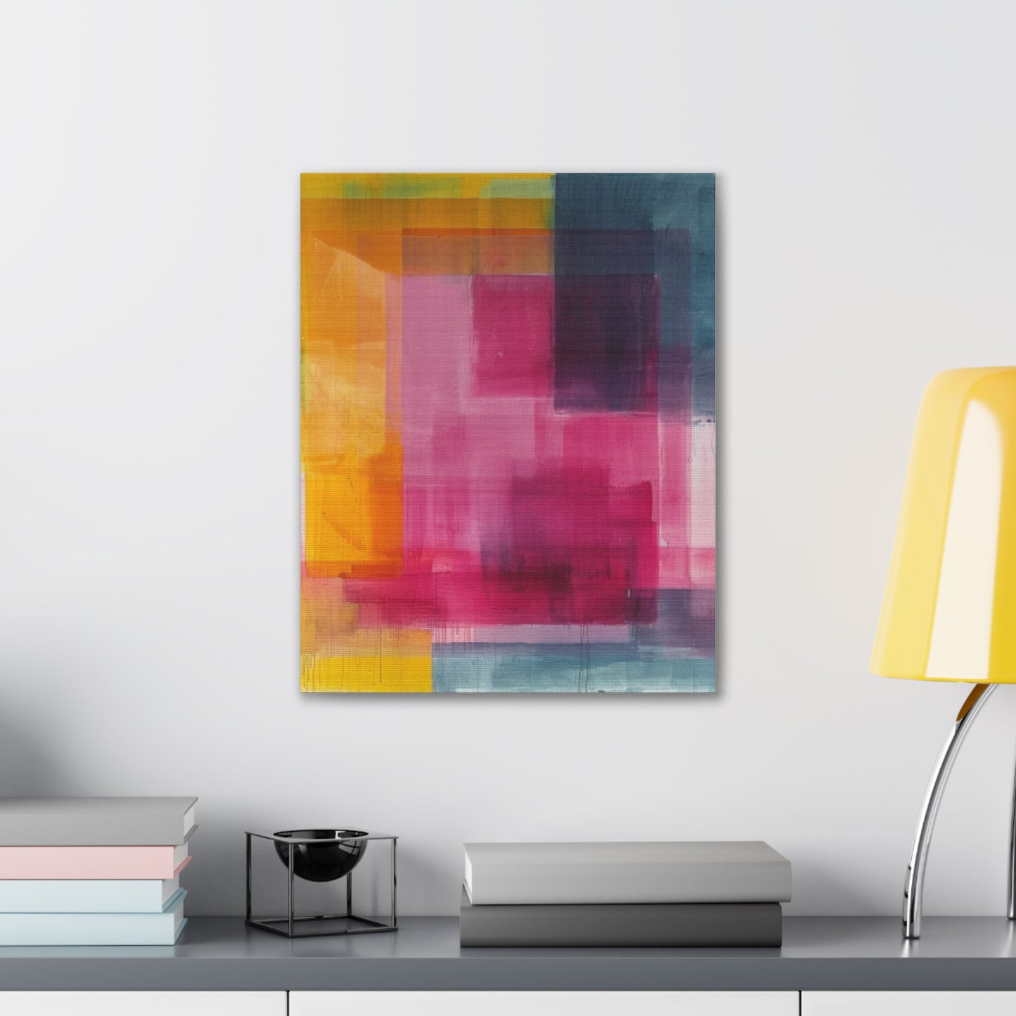 Primary Elegance: A Symphony of Sophistication Canvas Print