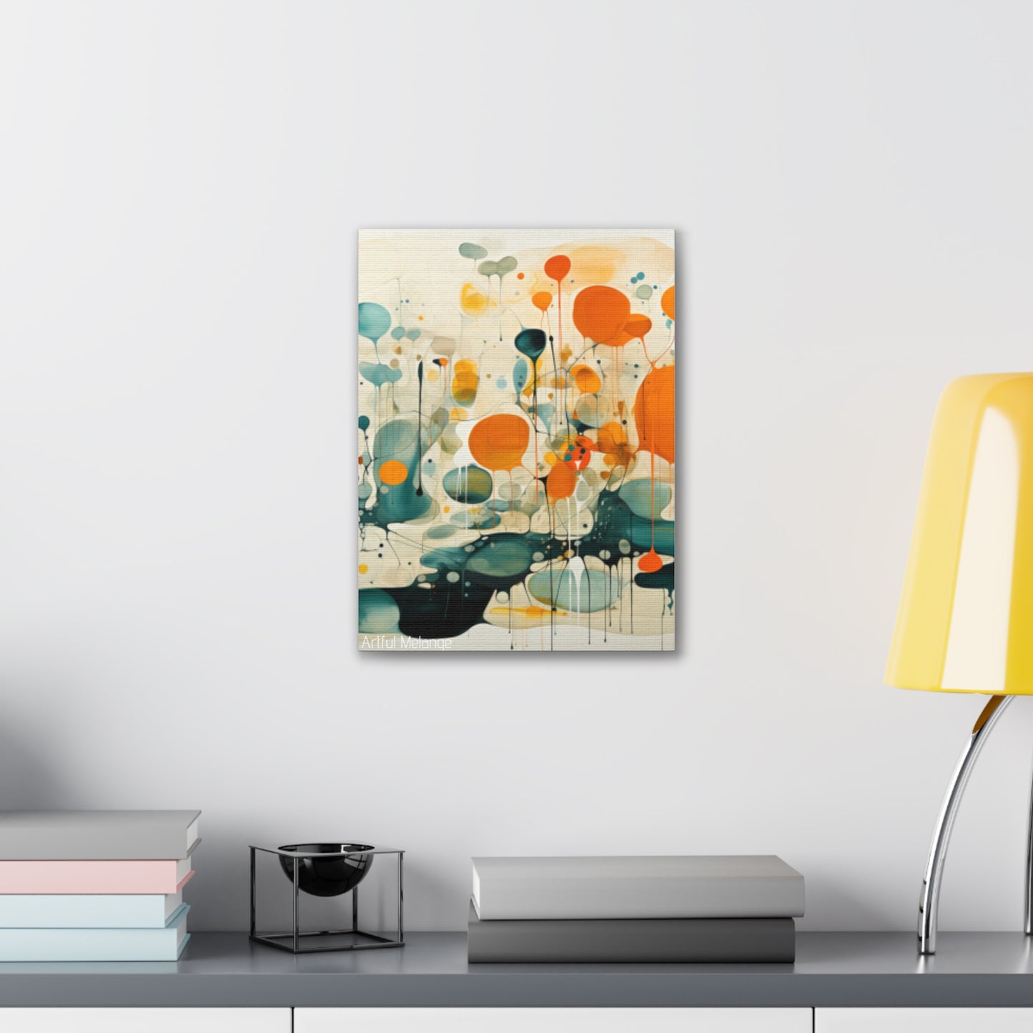 Primary Elegance: A Symphony of Sophistication Canvas Print