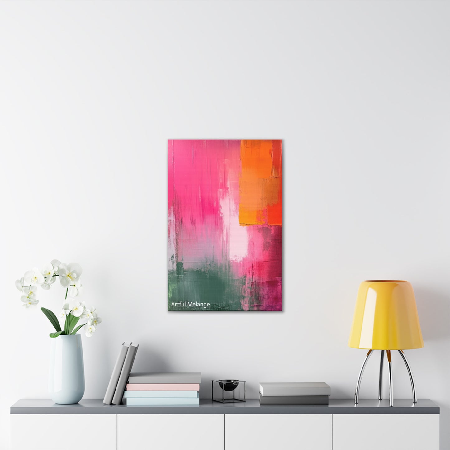 Acrylic Abstract Canvas Print - Richly Textured Artistry