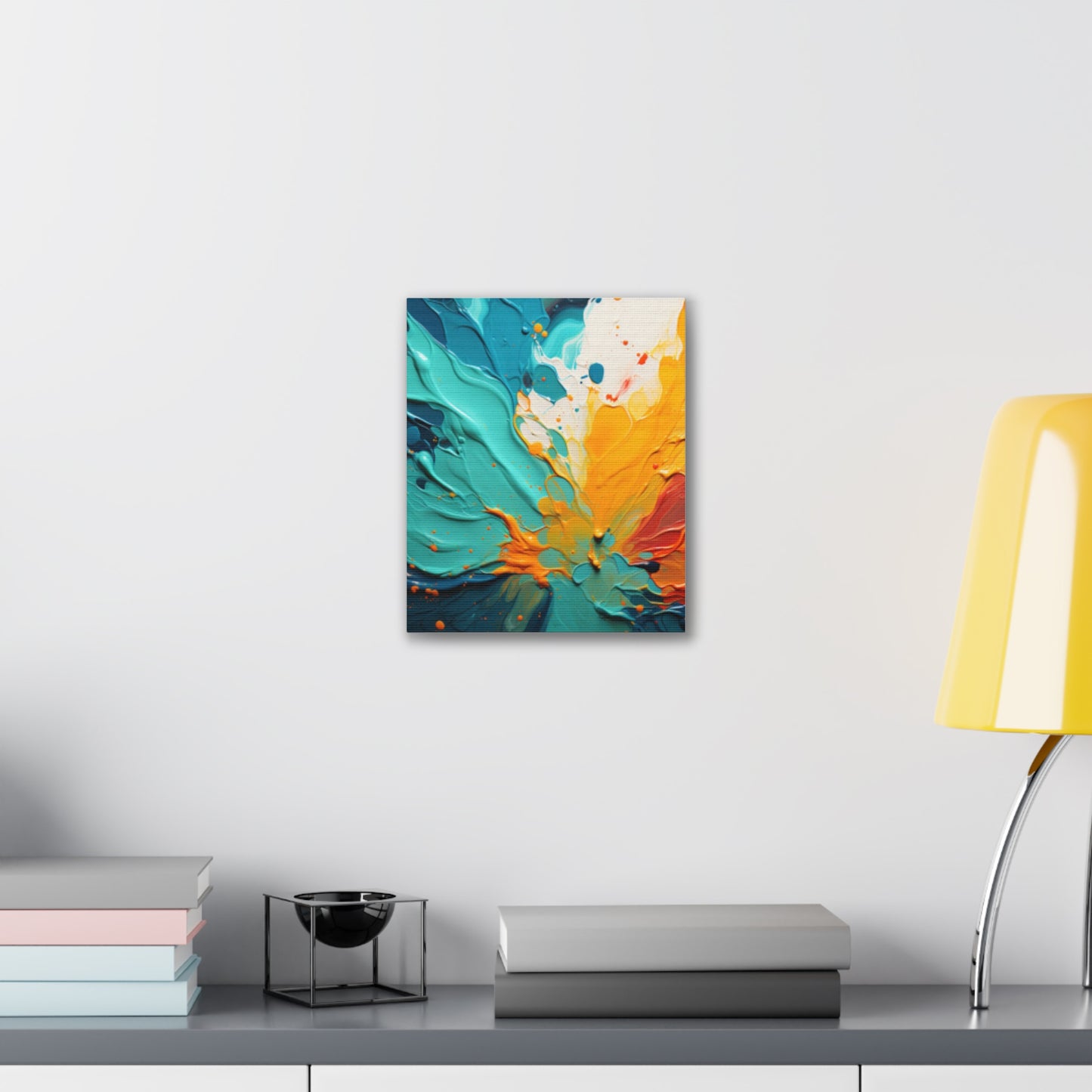 Primary Elegance: A Symphony of Sophistication Canvas Print