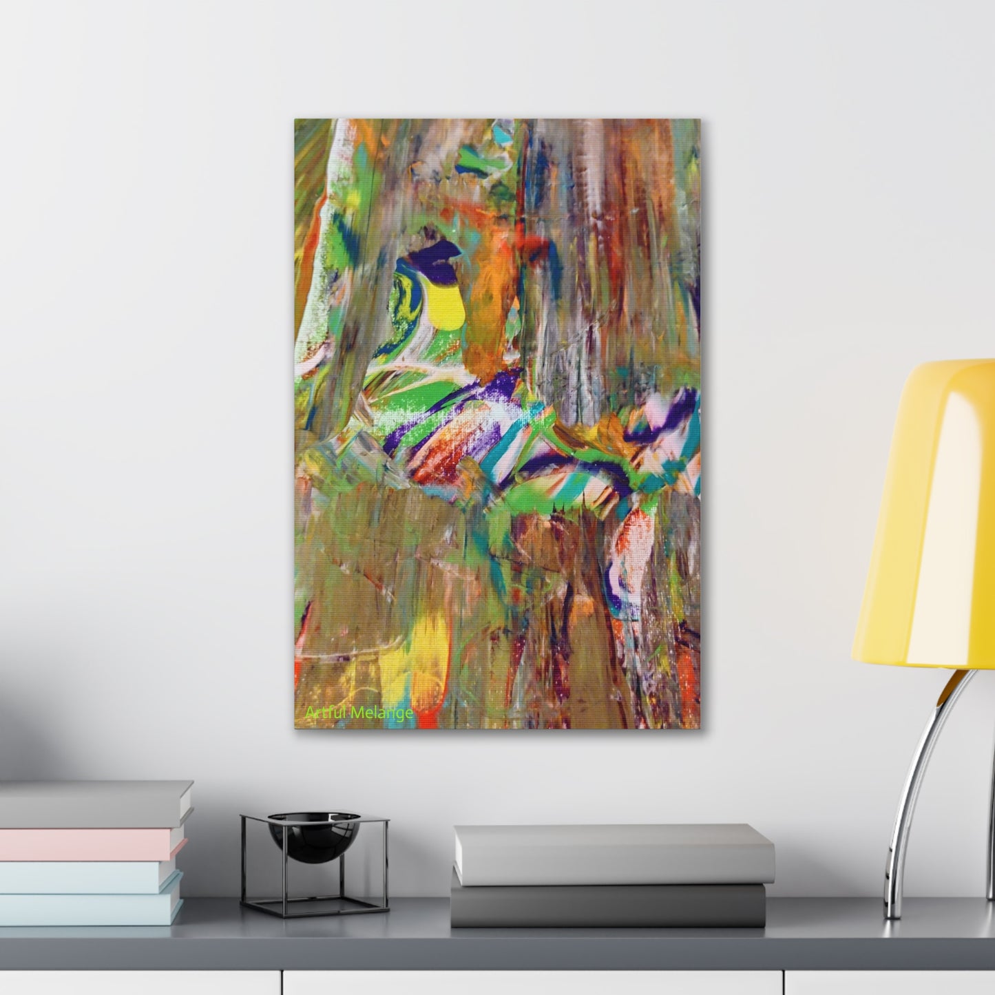 Acrylic Abstract Canvas Print - Richly Textured Artistry